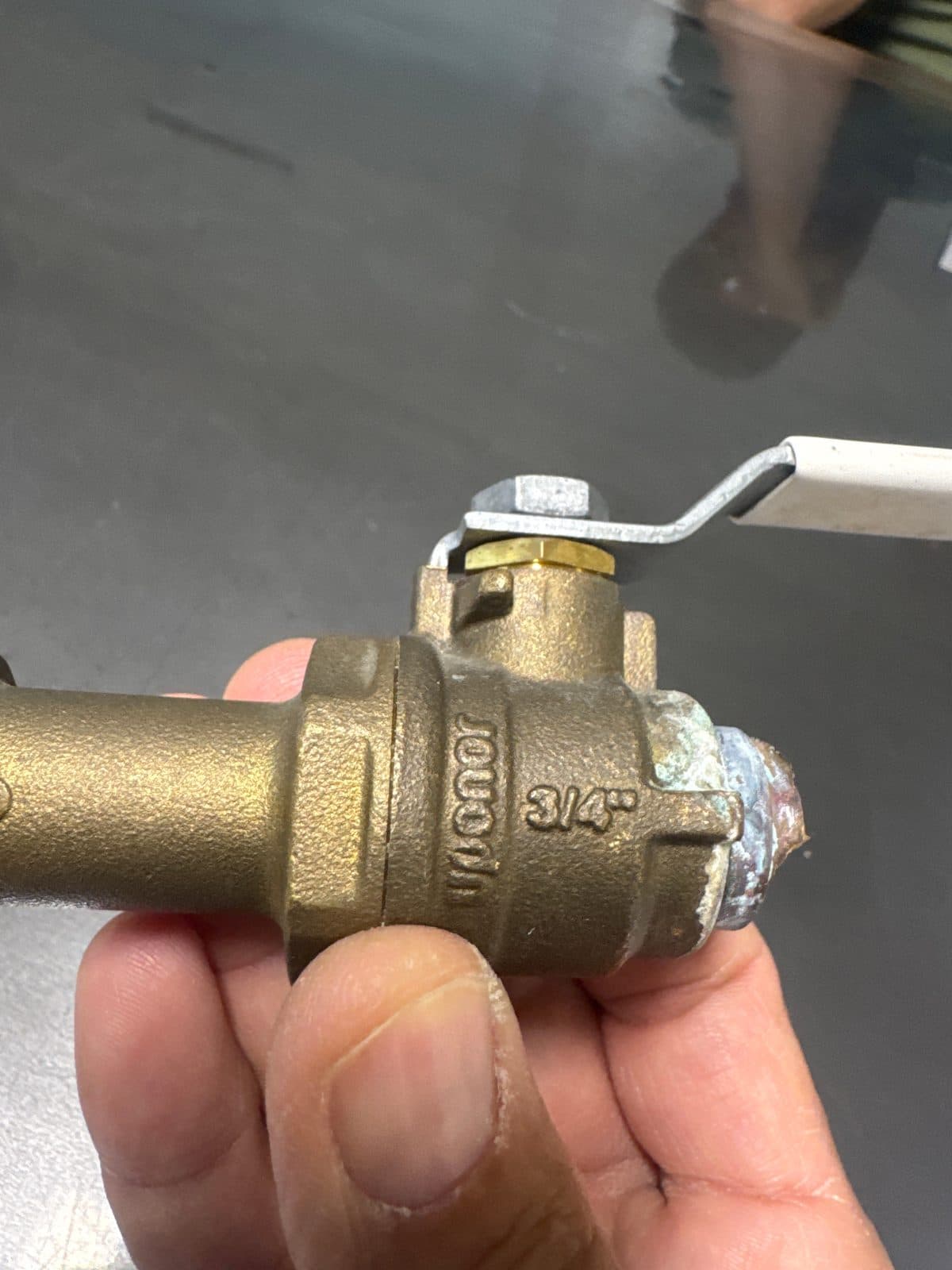 Joconor 3/4 inch brass ball valve
