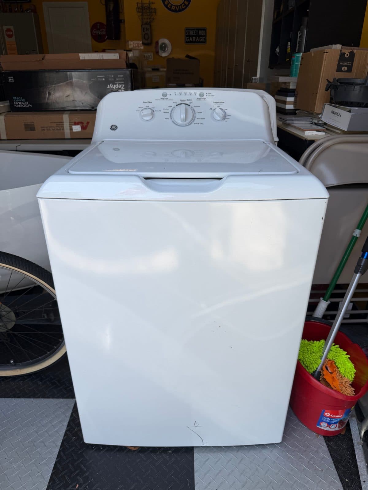 General Electric Top Load Washer with Stainless Steel Basket 2