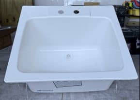 Mustee Utility Drop In Sink in White