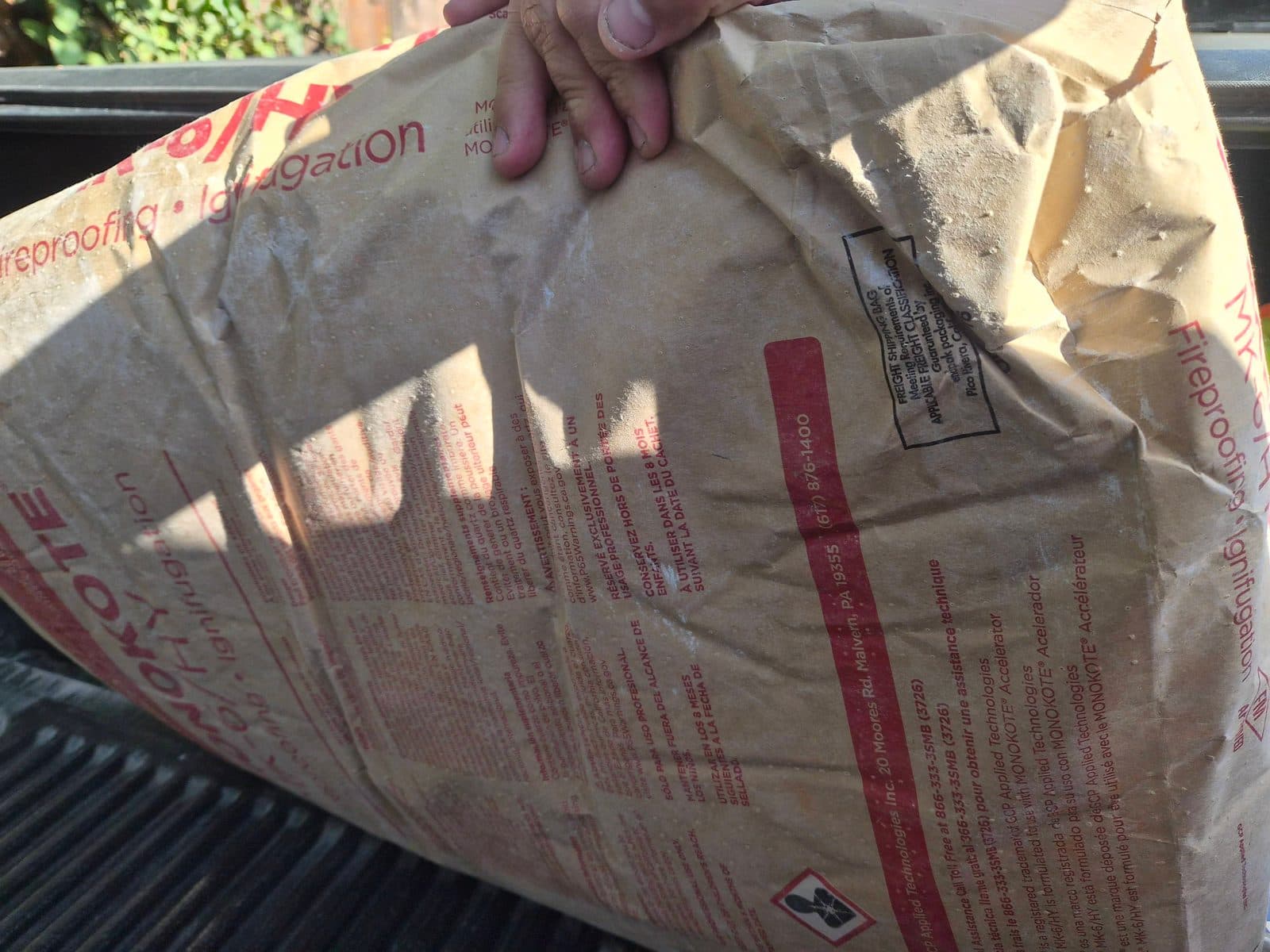 GCP Monokote MK-6/HY Fireproofing Bag 2