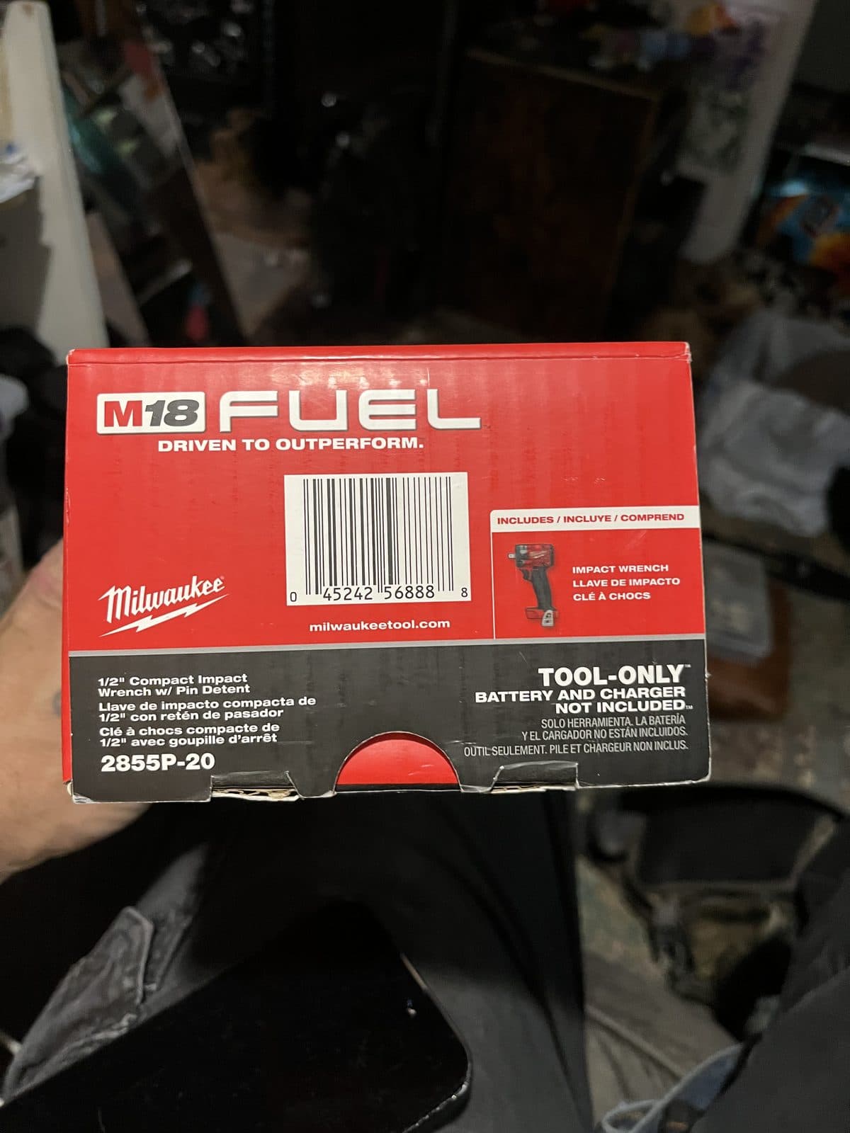 Milwaukee M18 FUEL 1/2" Compact Impact Wrench (New in Box) 3