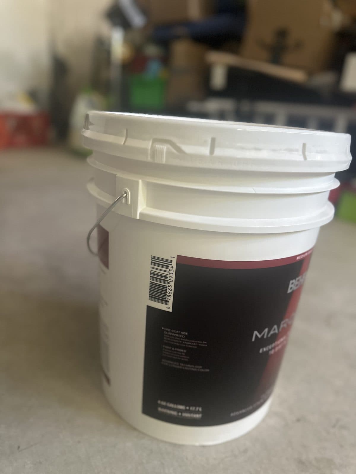 (NEW/SEALED) 5-Gallon Behr Marquee Exterior Flat Paint Medium Base 4454 3