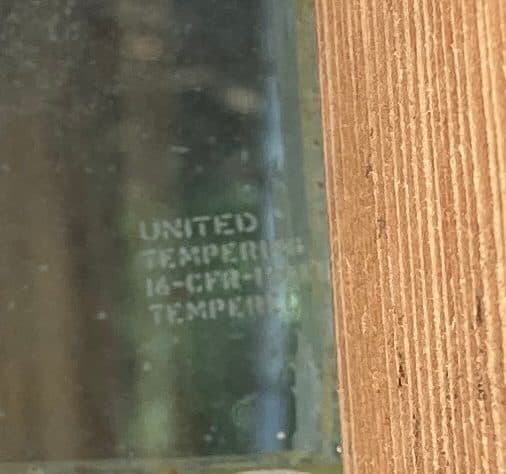 36 pieces of large door glass 3