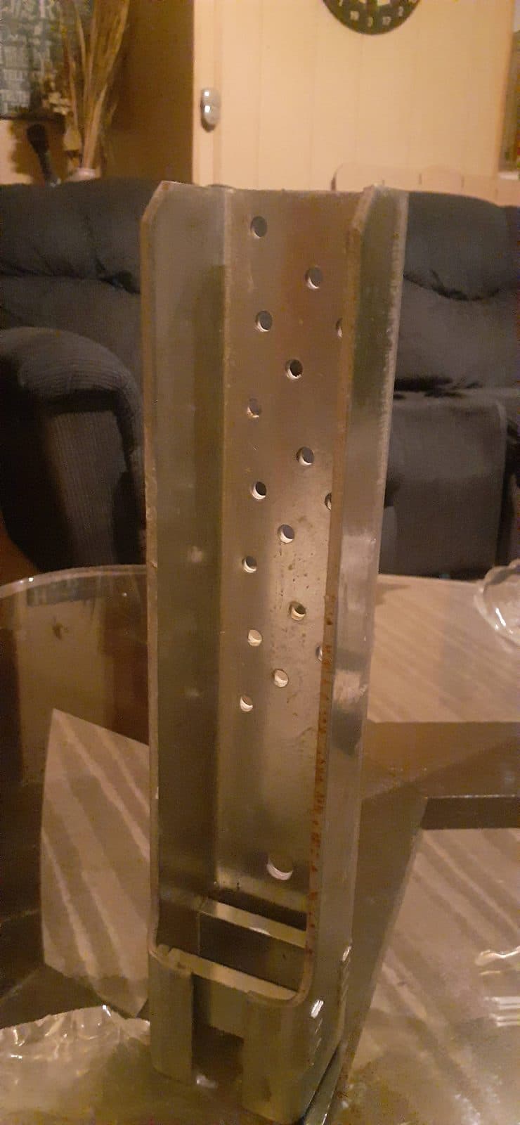 Hold down w/ strong drive system screws