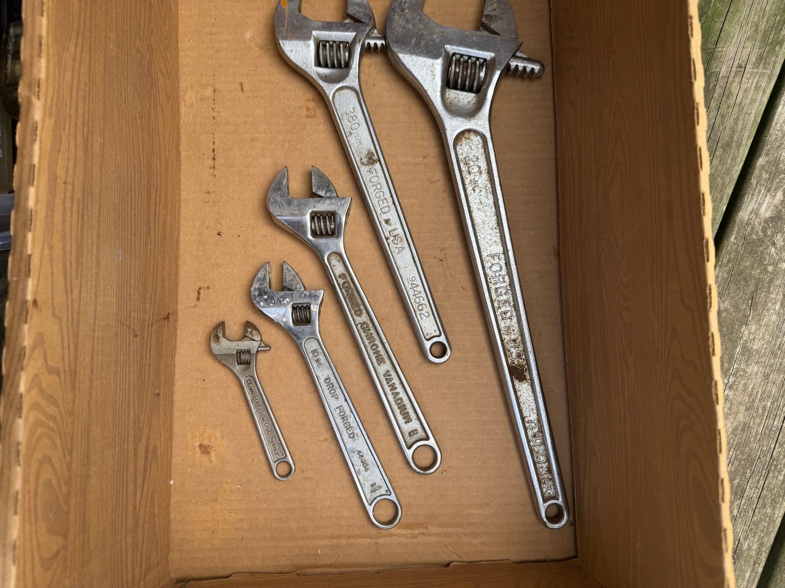 Adjustable Wrench Set  Multiple Sizes, Used | Lebanon, IN Pickup 2