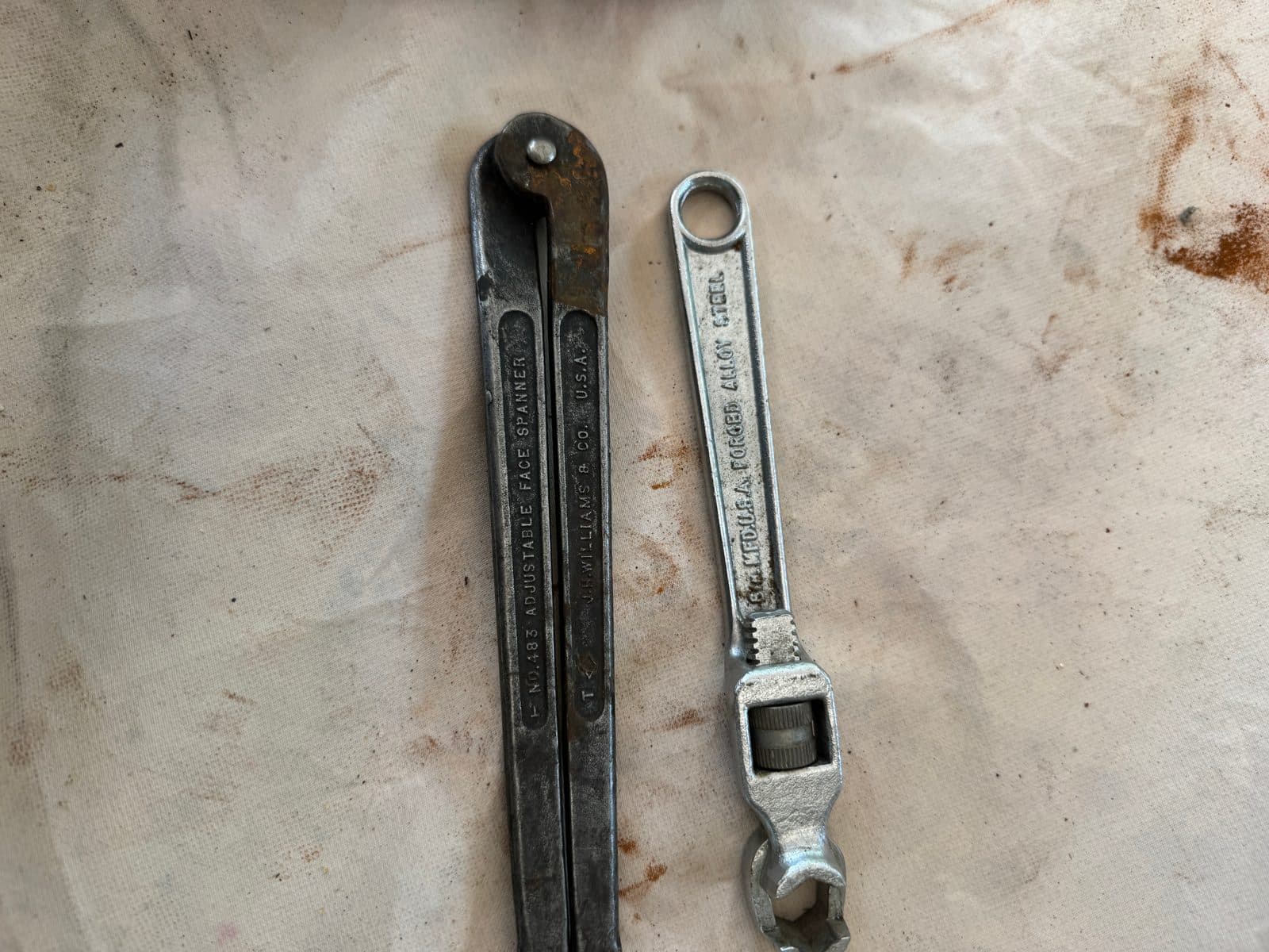Specialty Wrench & Spanner Lot — MITCHELL, J.H. Williams, Adjust-A-Box | Lebanon, IN
