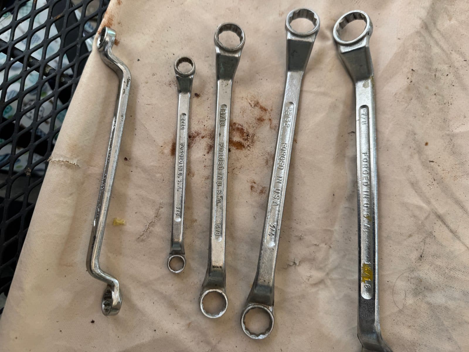 USA Forged & Stanley Box-End Wrench Set – 10 Piece 2