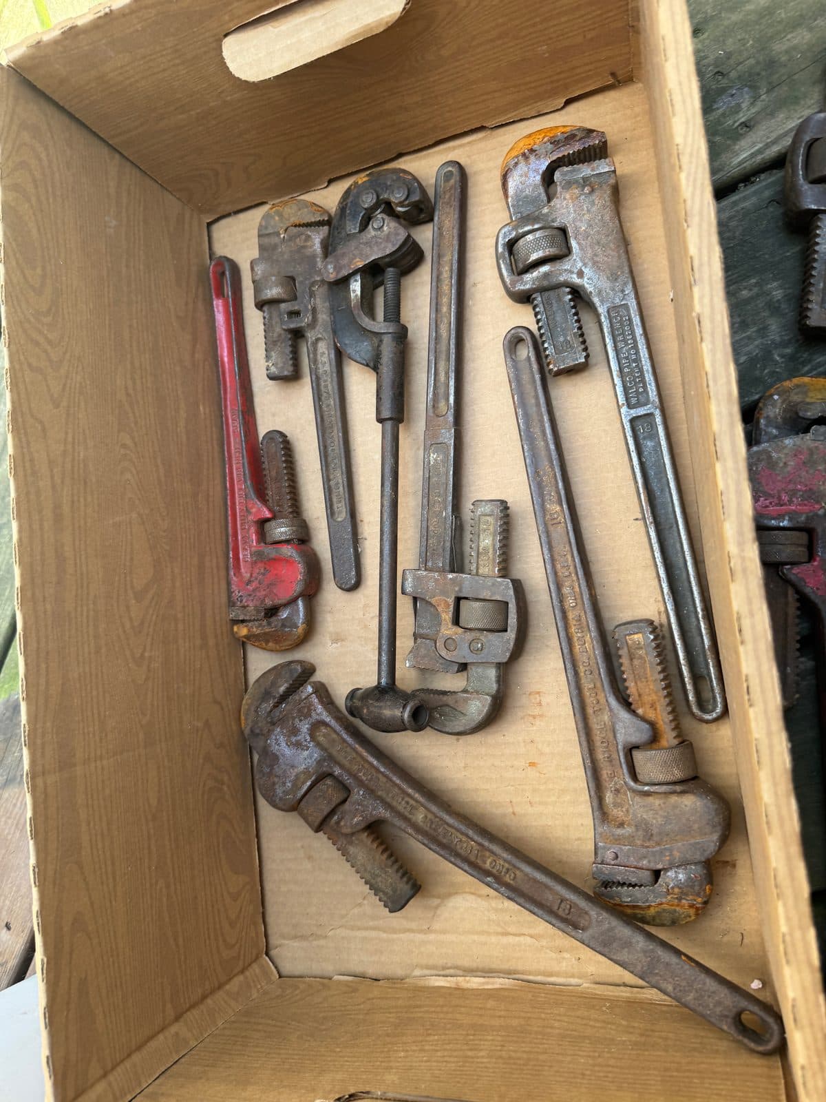 Vintage Pipe Wrench Lot — Stillson, Union, TRIMO, Ridgid & More 3