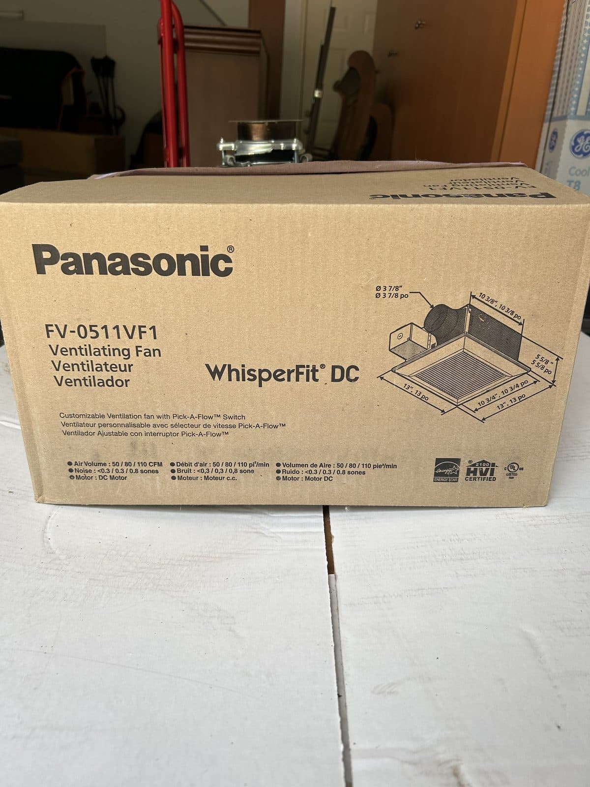 Panasonic WhisperFit Ventilating Fan 2