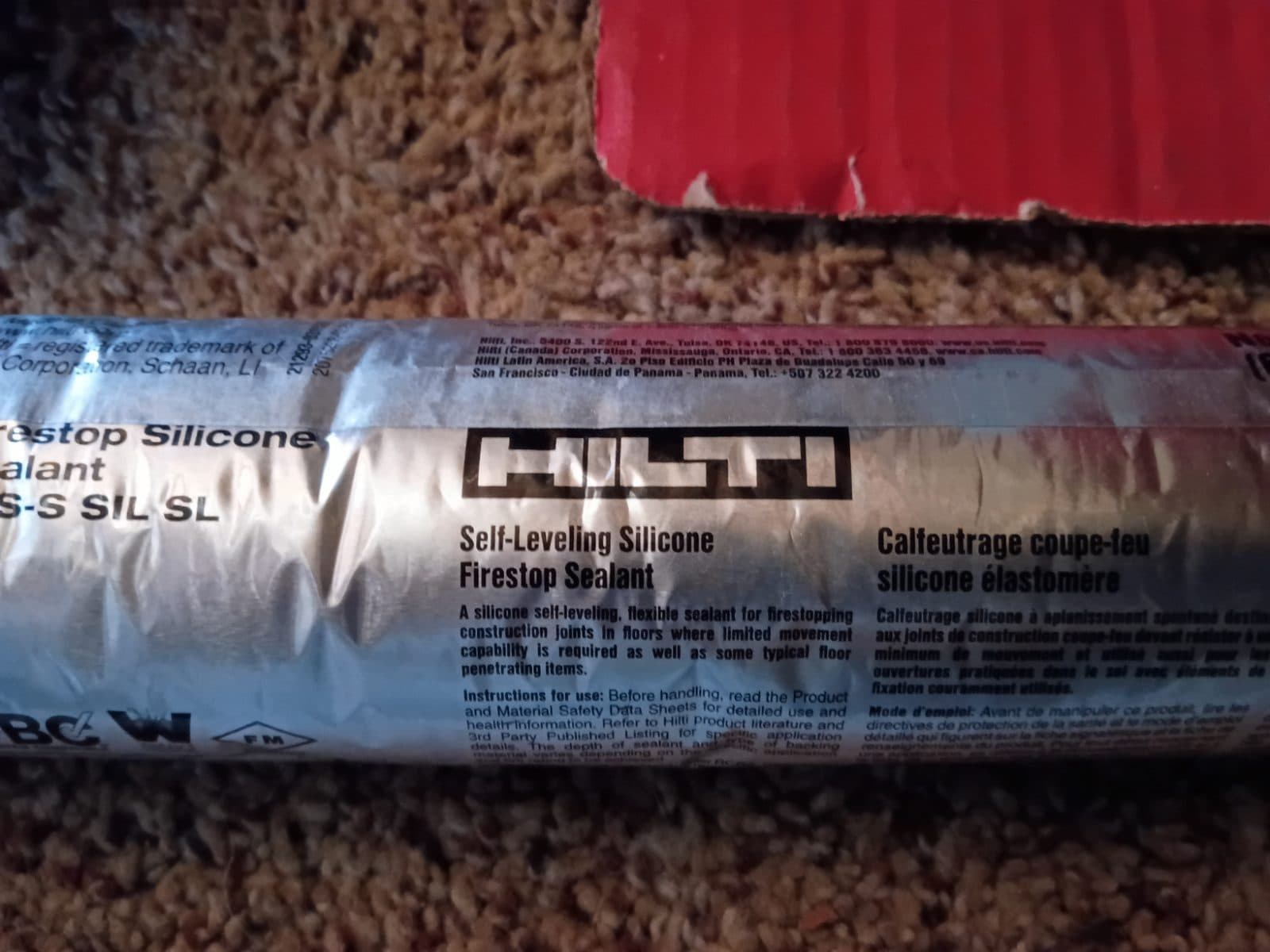 Hilti Firestop Silicone Sealant   2