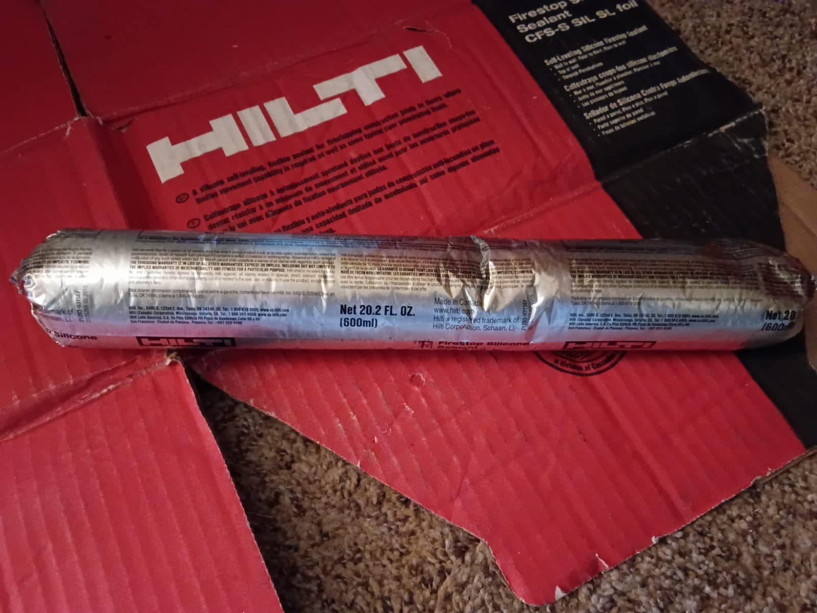 Hilti Firestop Silicone Sealant   3