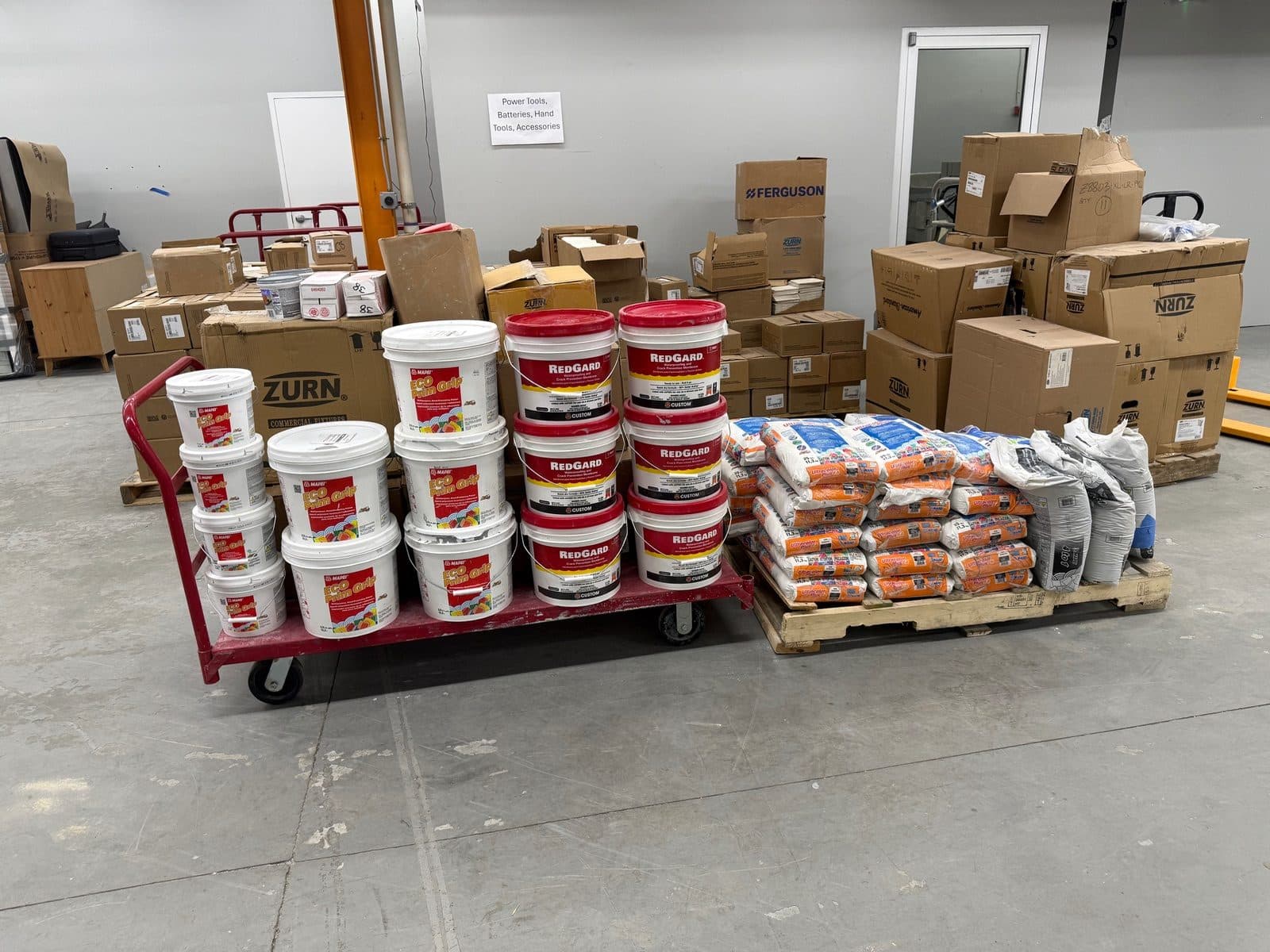 New- Over 22k in tile, fixtures, & installation materials