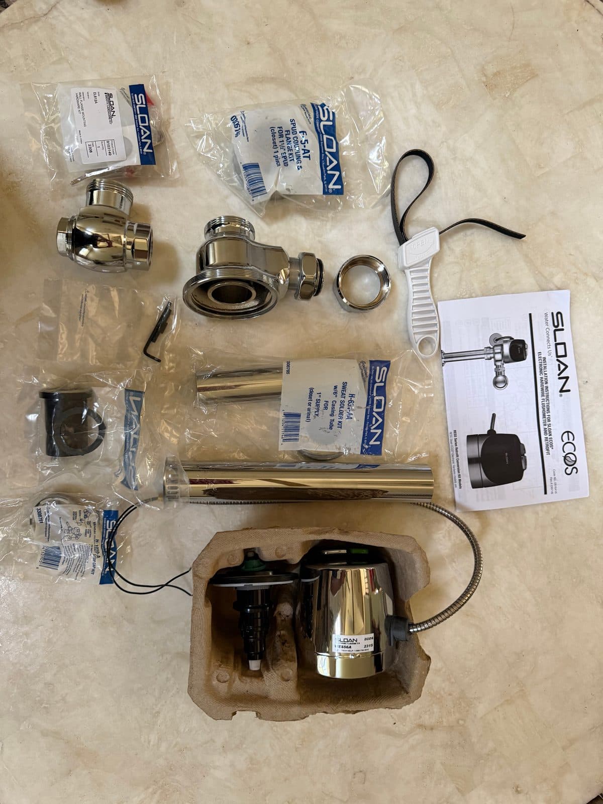 Sloan ECOS 111 Hardwired Dual-Flush Sensor Flushometer – 3370420 – New Open Box 3