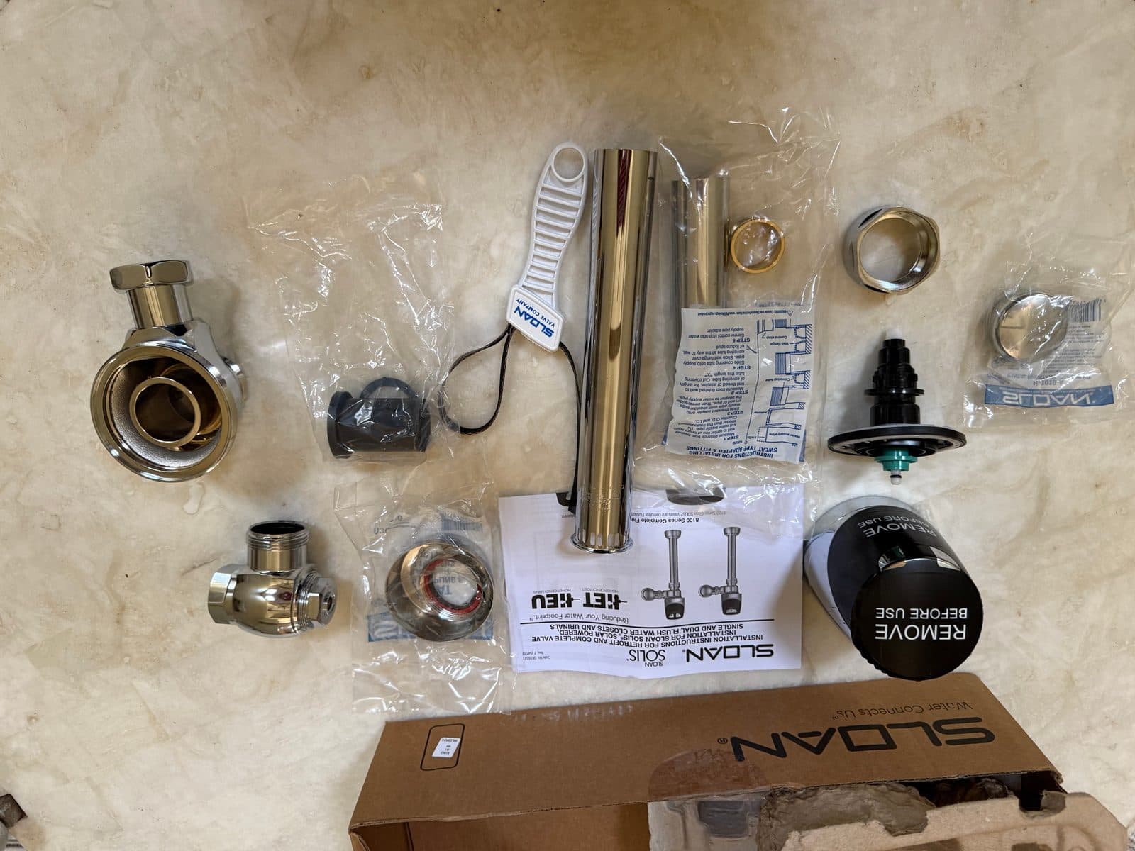 2 Sloan SOLIS 8111-1.28 Automatic Sensor Flushometers – 3370002 – New Open Box 4