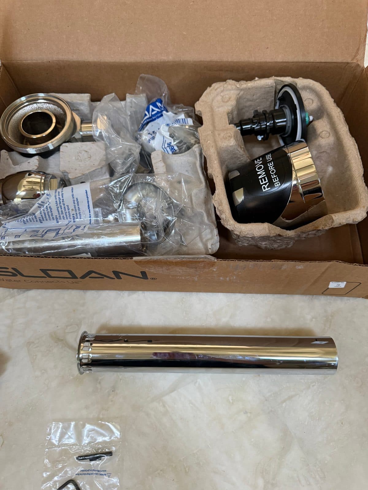 2 Sloan SOLIS 8111-1.28 Automatic Sensor Flushometers – 3370002 – New Open Box 8