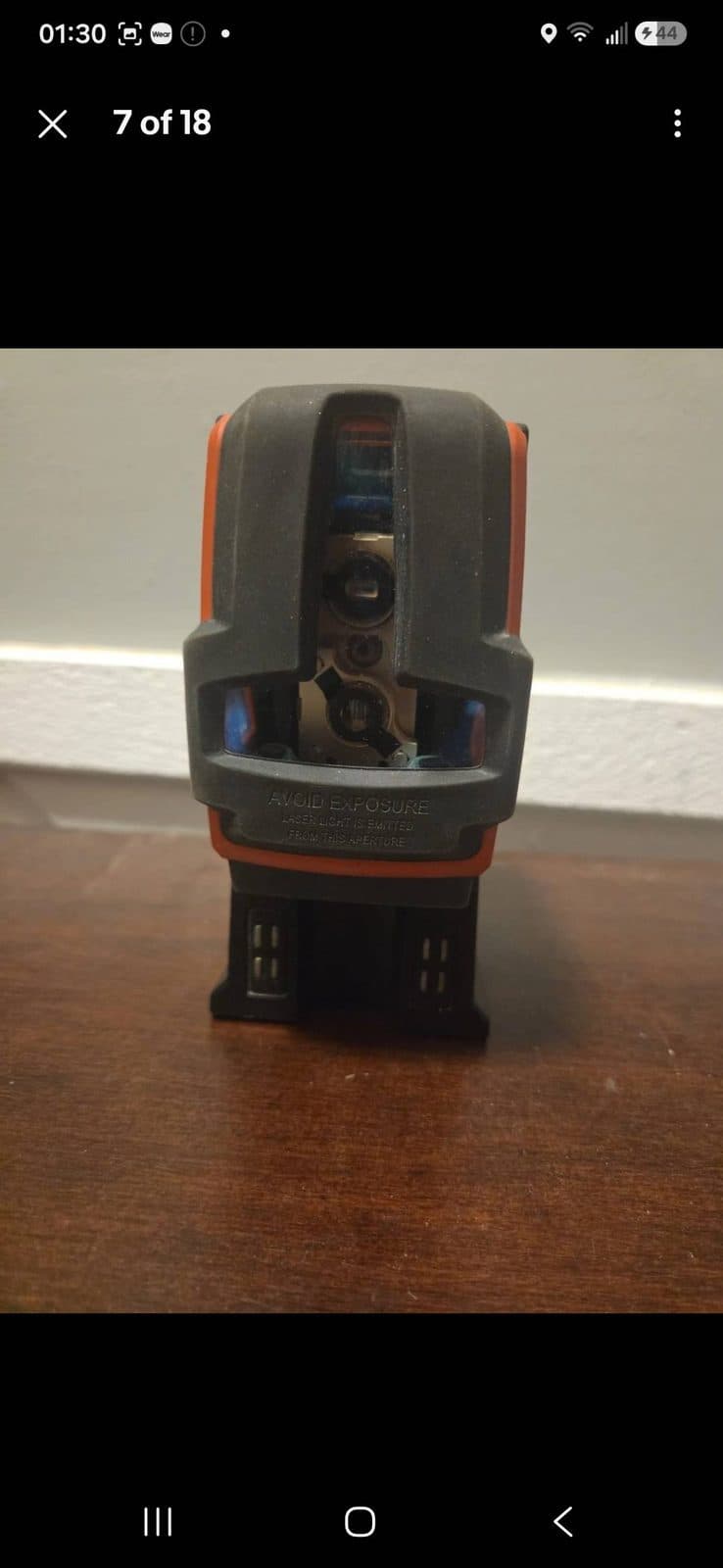 Hilti PMC46 Crossbeam Laser w/ Tripod, Mounting Brace, Manual, & Hard Case 4