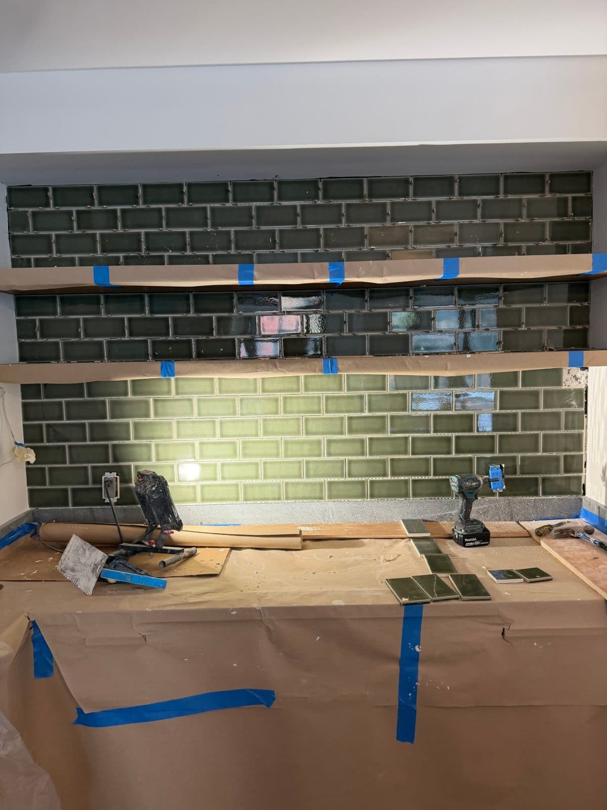 Tile: 110 SF of Waterworks 3"x6" kitchen backsplash or bathroom/spa tile. 5