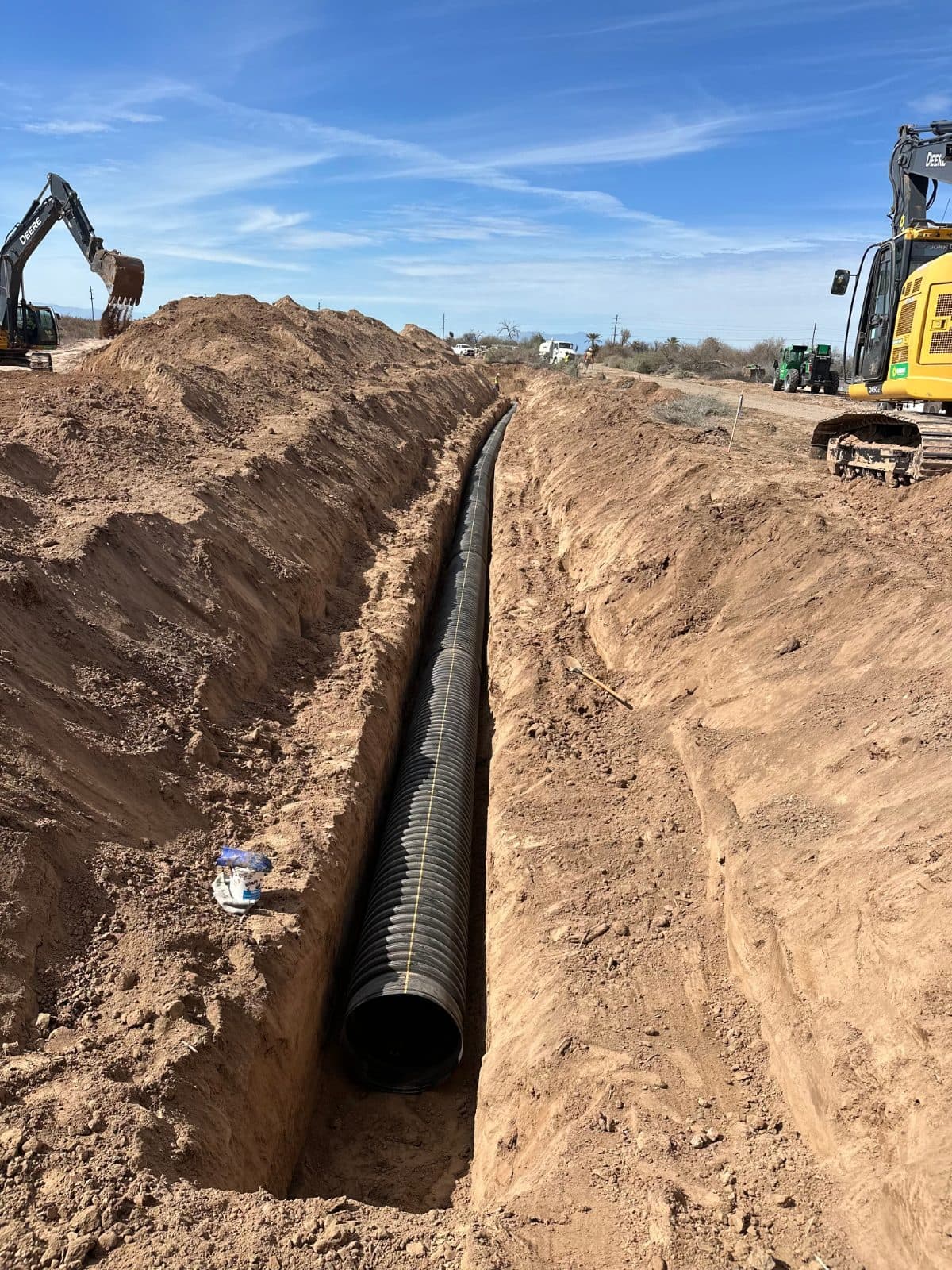 About 2200 LF of 24" Corrugated pipe 
