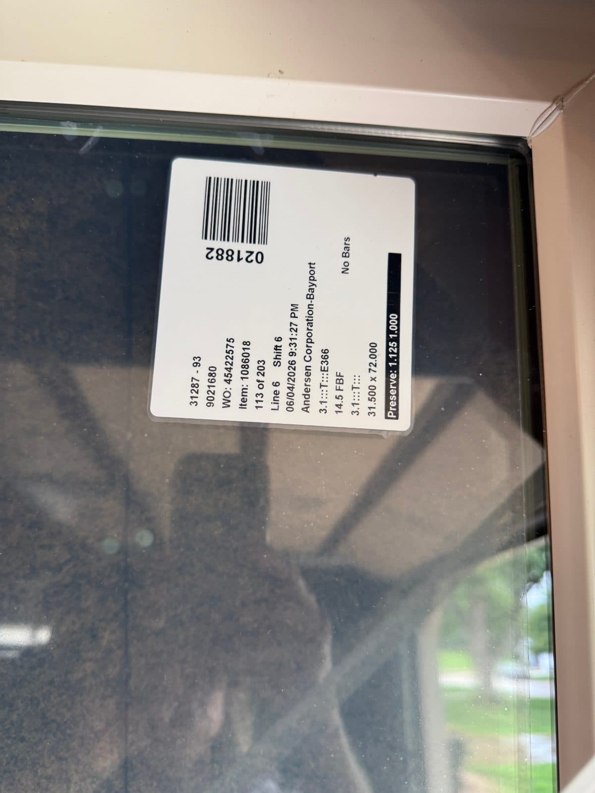 BRAND NEW Andersen Patio Door - 200 Series  4