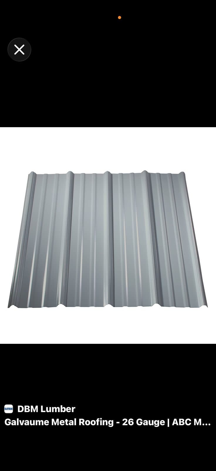 Galvanized metal roofing 4