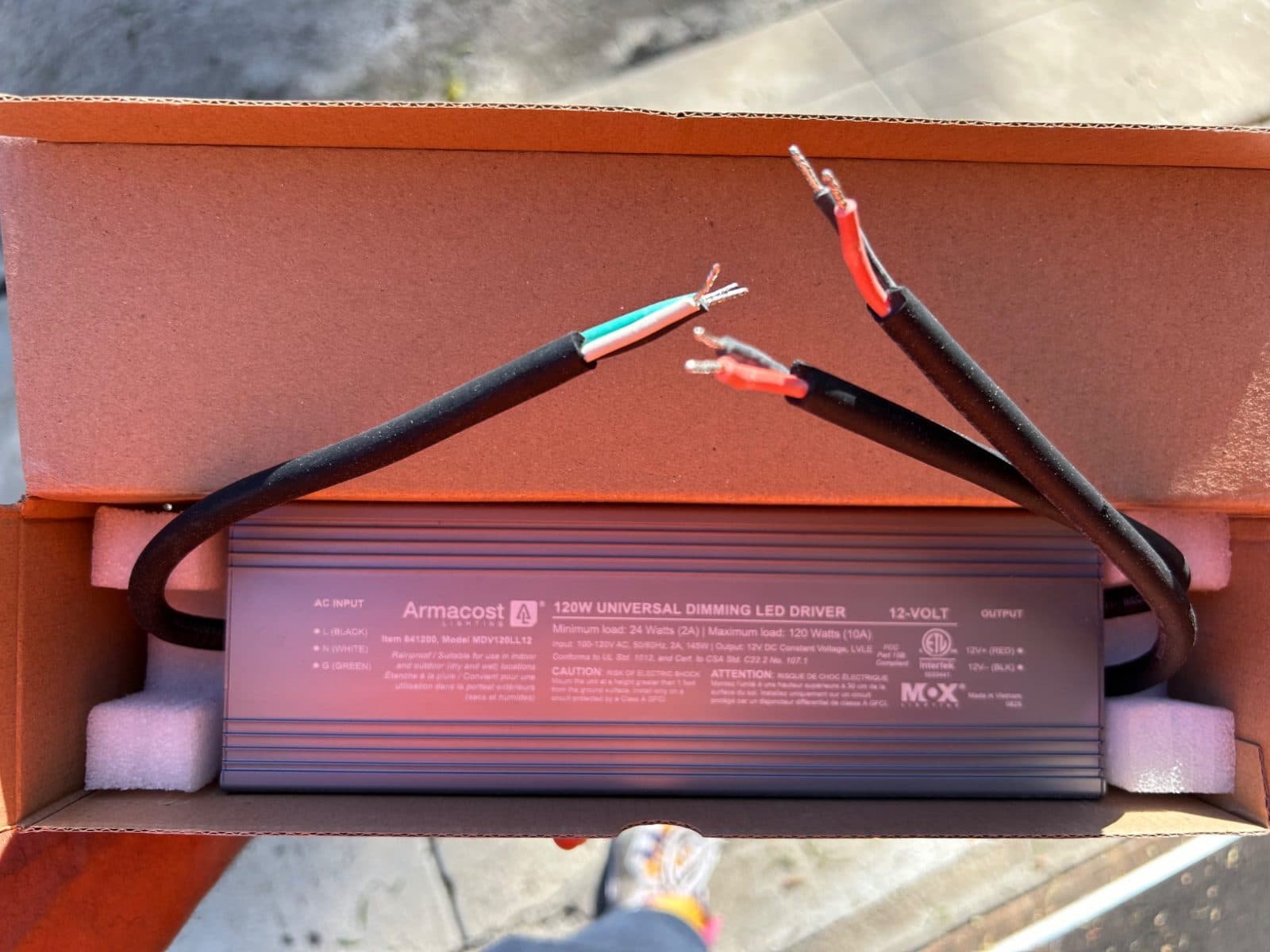 Four Armacost Lighting 120W Dimmable 12V LED Driver / Transformer