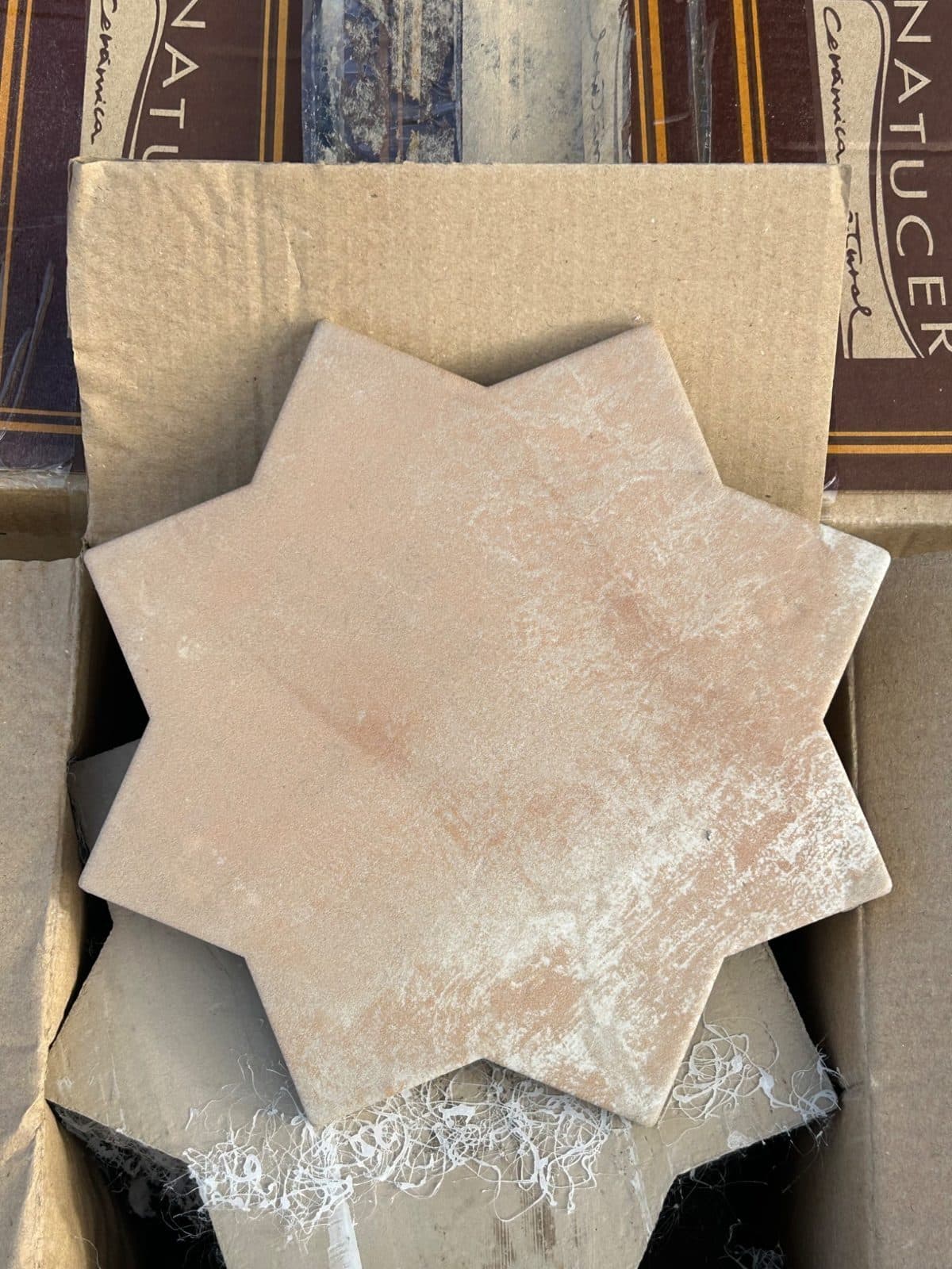 Natucer Malta Cotto Cross Porcelain Tile – 12 New Boxes / 192 Tiles 2