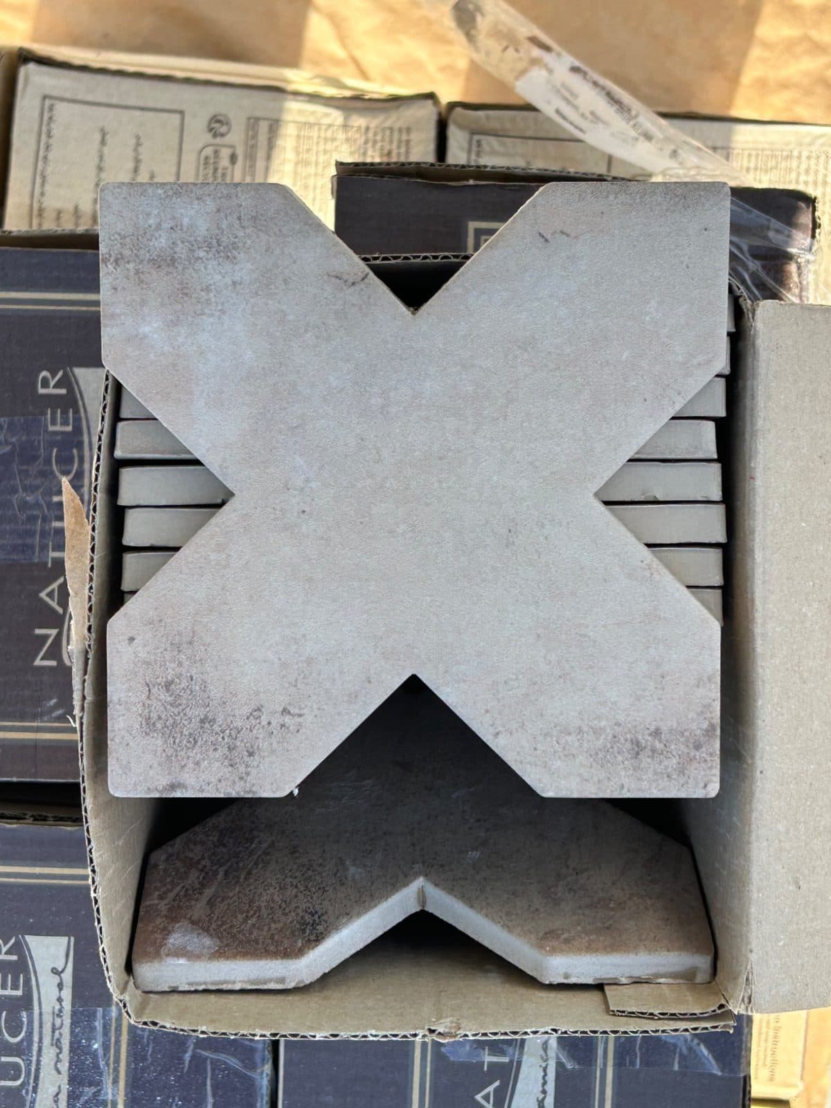 Natucer Malta Cotto Cross Porcelain Tile – 12 New Boxes / 192 Tiles 3