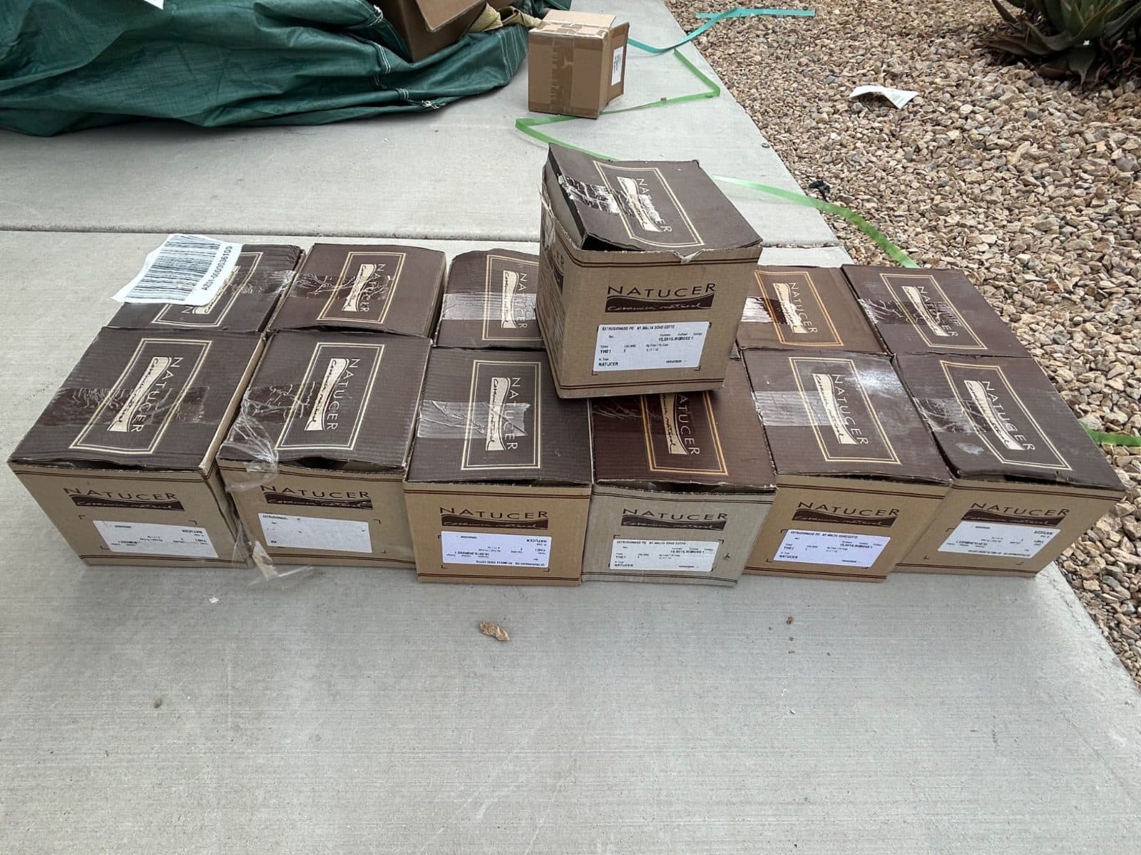 Natucer Malta Cotto Cross Porcelain Tile – 12 New Boxes / 192 Tiles 5