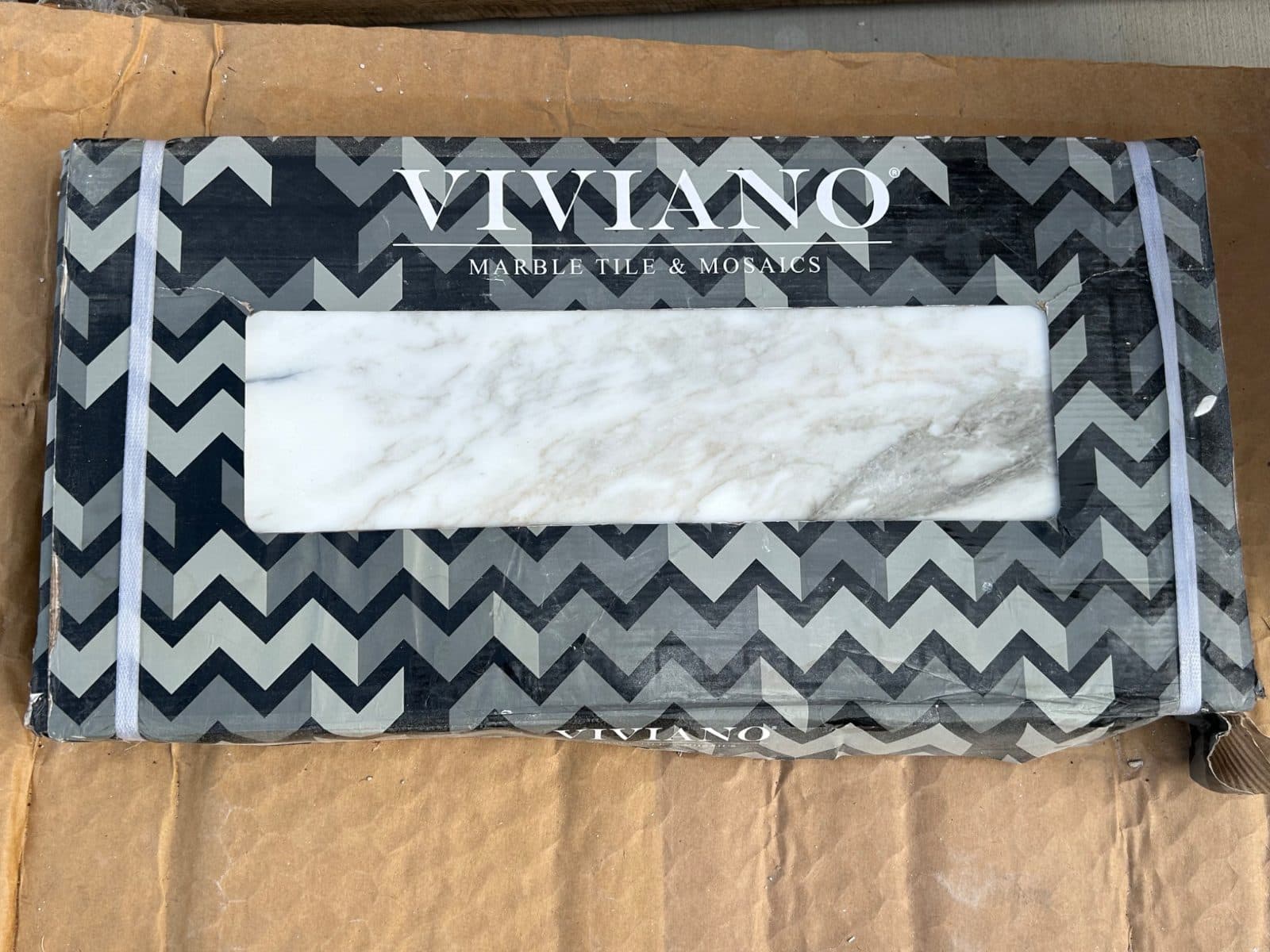 Viviano Calacatta Premium Honed Marble Tile 12" x 24" – New Box / 10 Sq Ft
