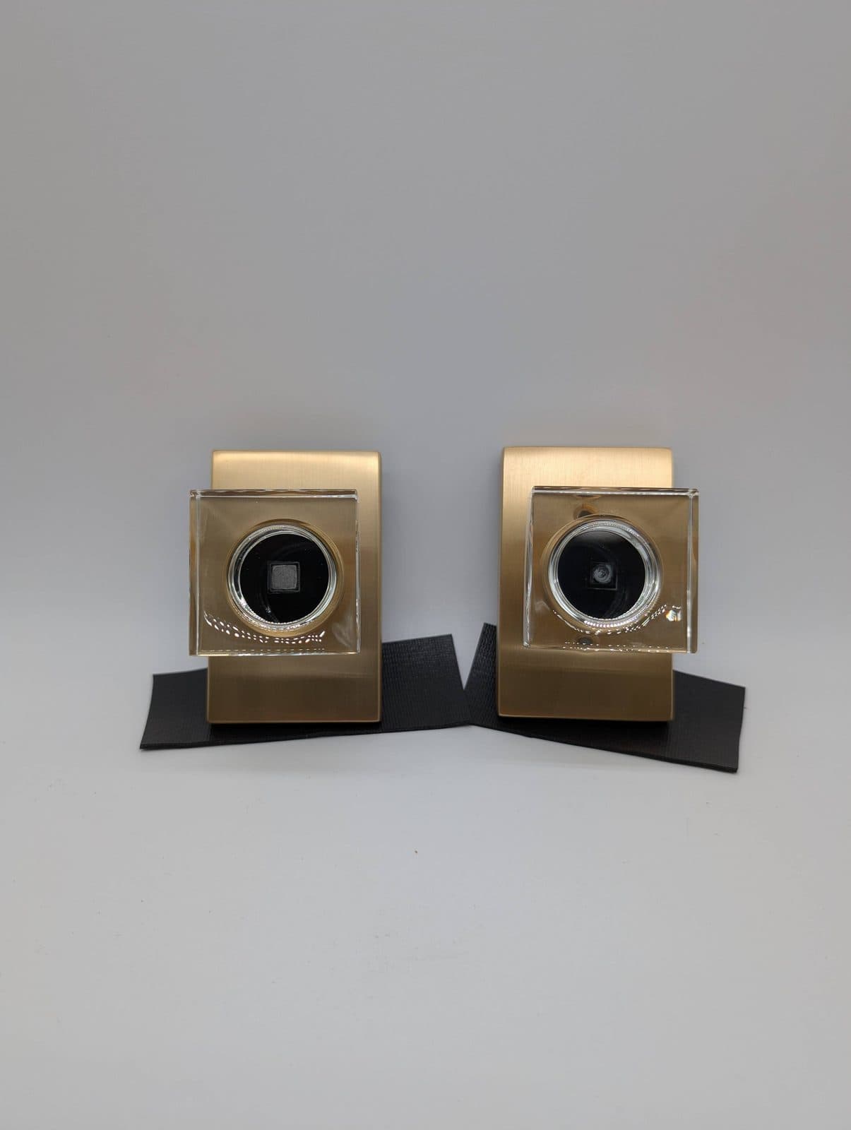 EMTEK Modern Square Glass Knob RCT (US4)