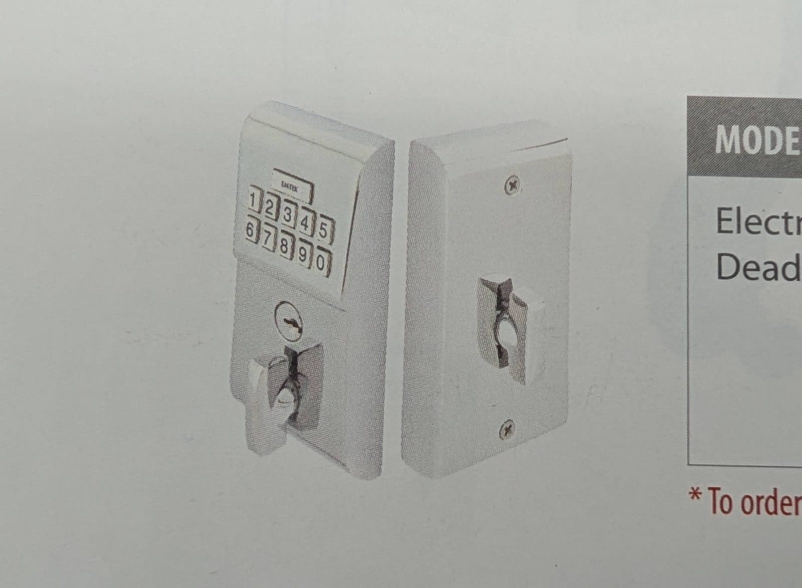 EMTEK Modern Electronic Keypad Deadbolt (US19) 2