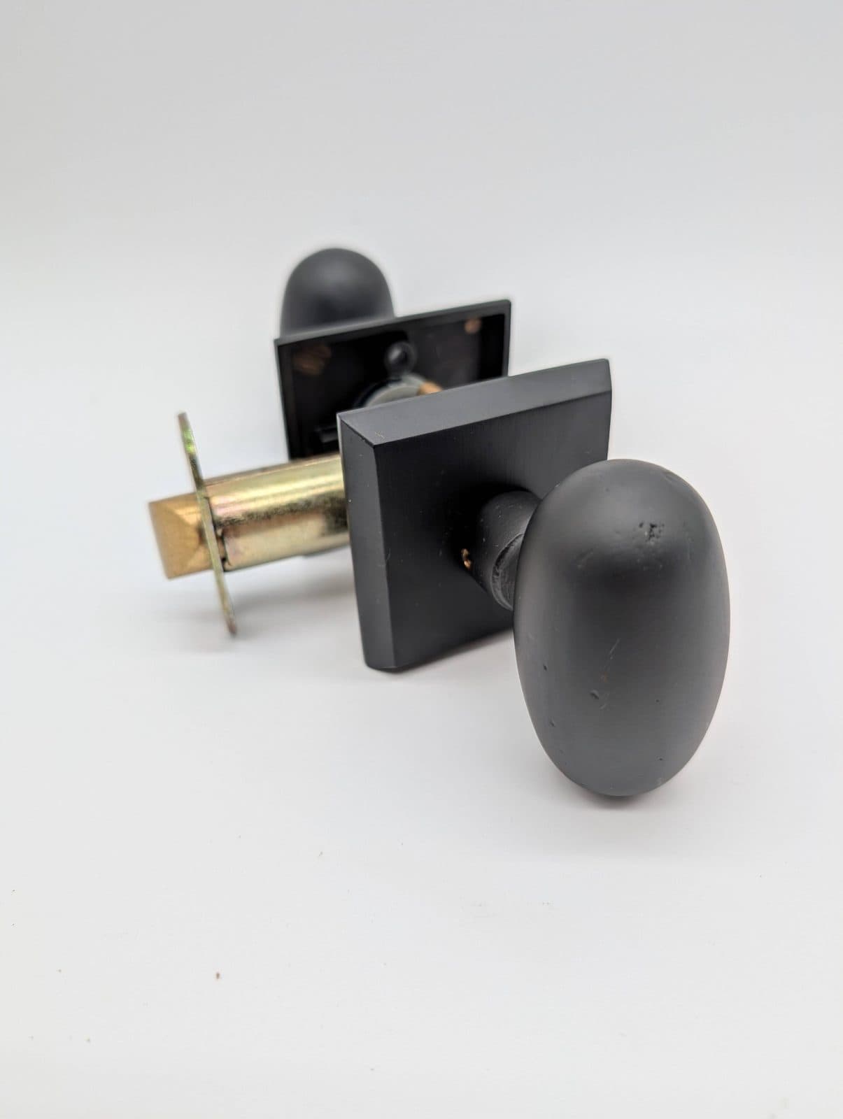 EMTEK Egg Knob #6 Rosette (FB) Pass/Dummy