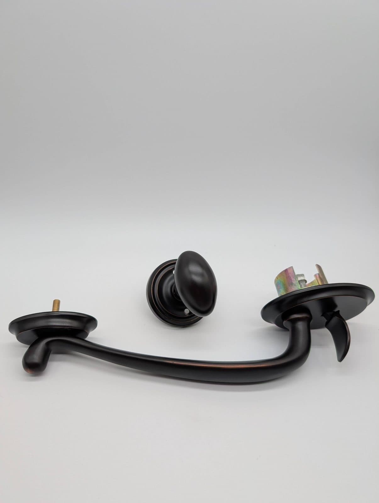 EMTEK Saratoga Handleset w/ Egg Knob (US10B) 2