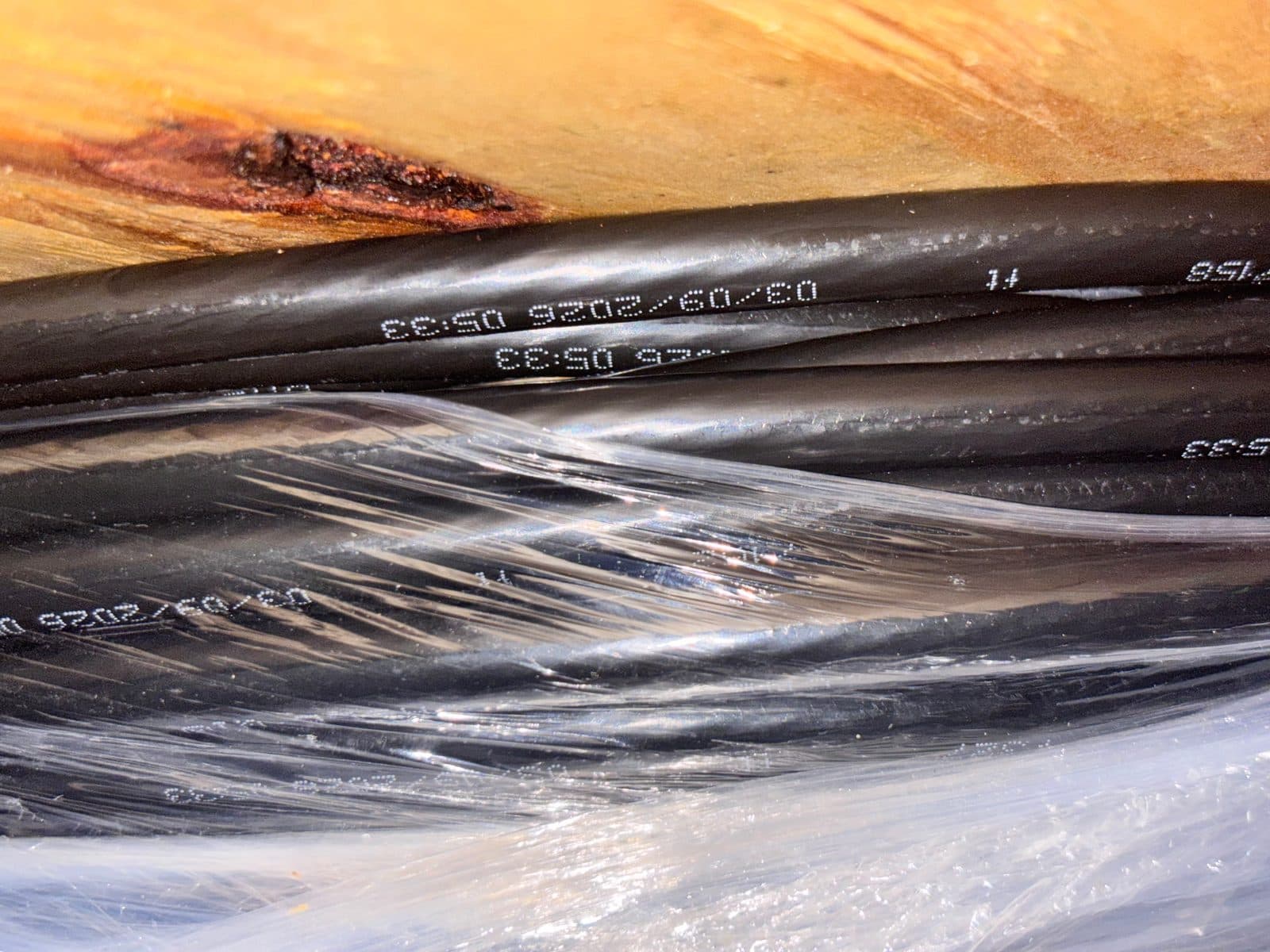 600’ spool of #2 AWG THHN 4
