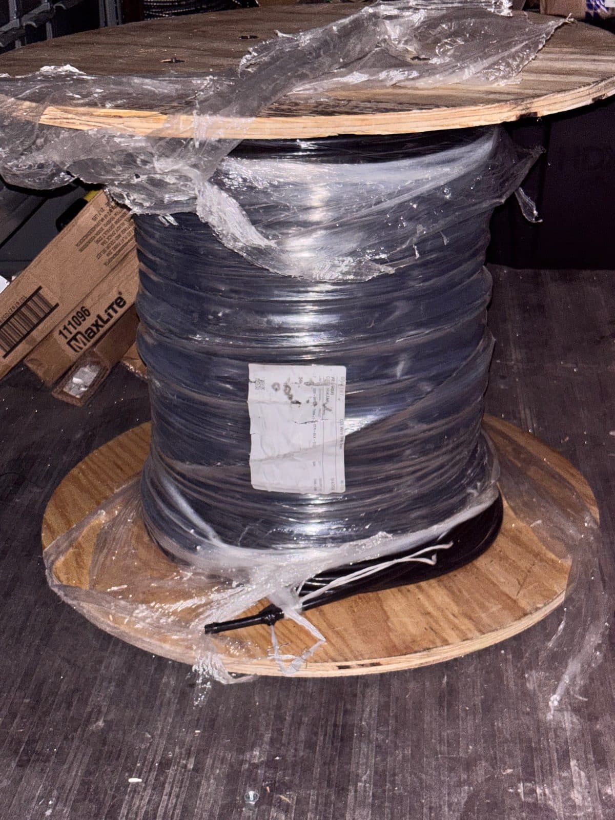 600’ spool of #2 AWG THHN 2