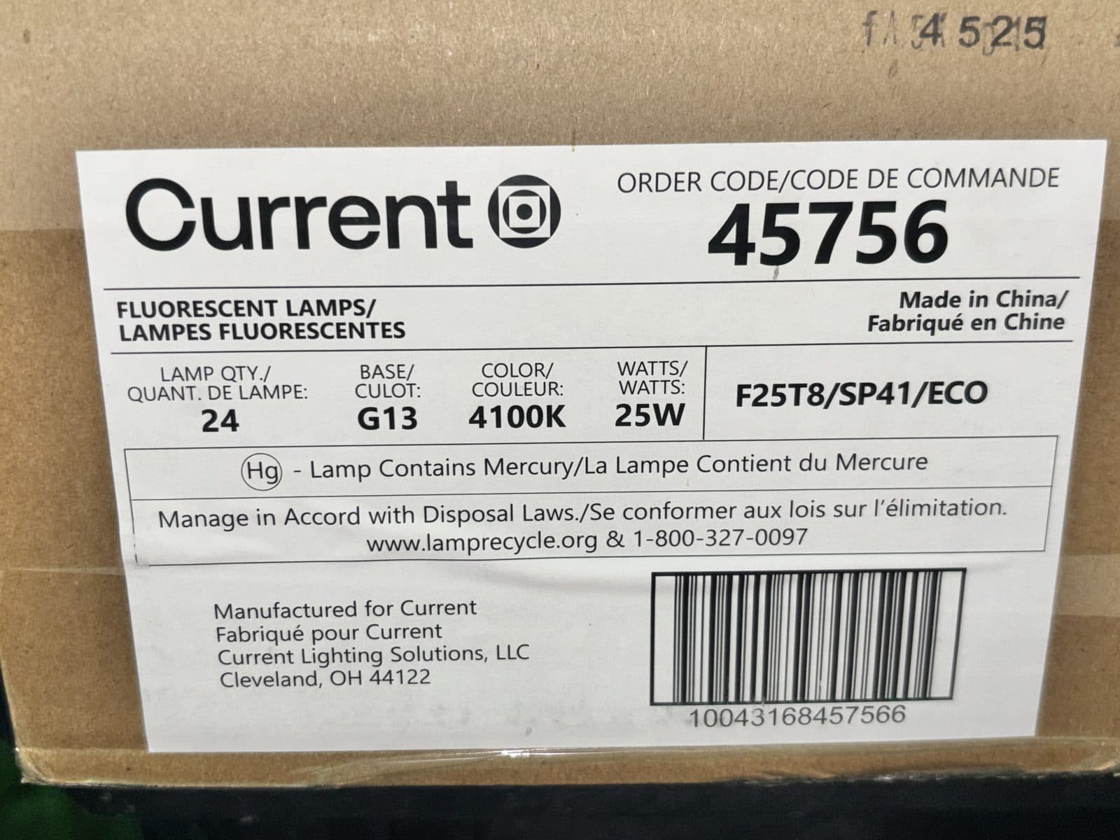 3’ T8 Fluorescent tubes
