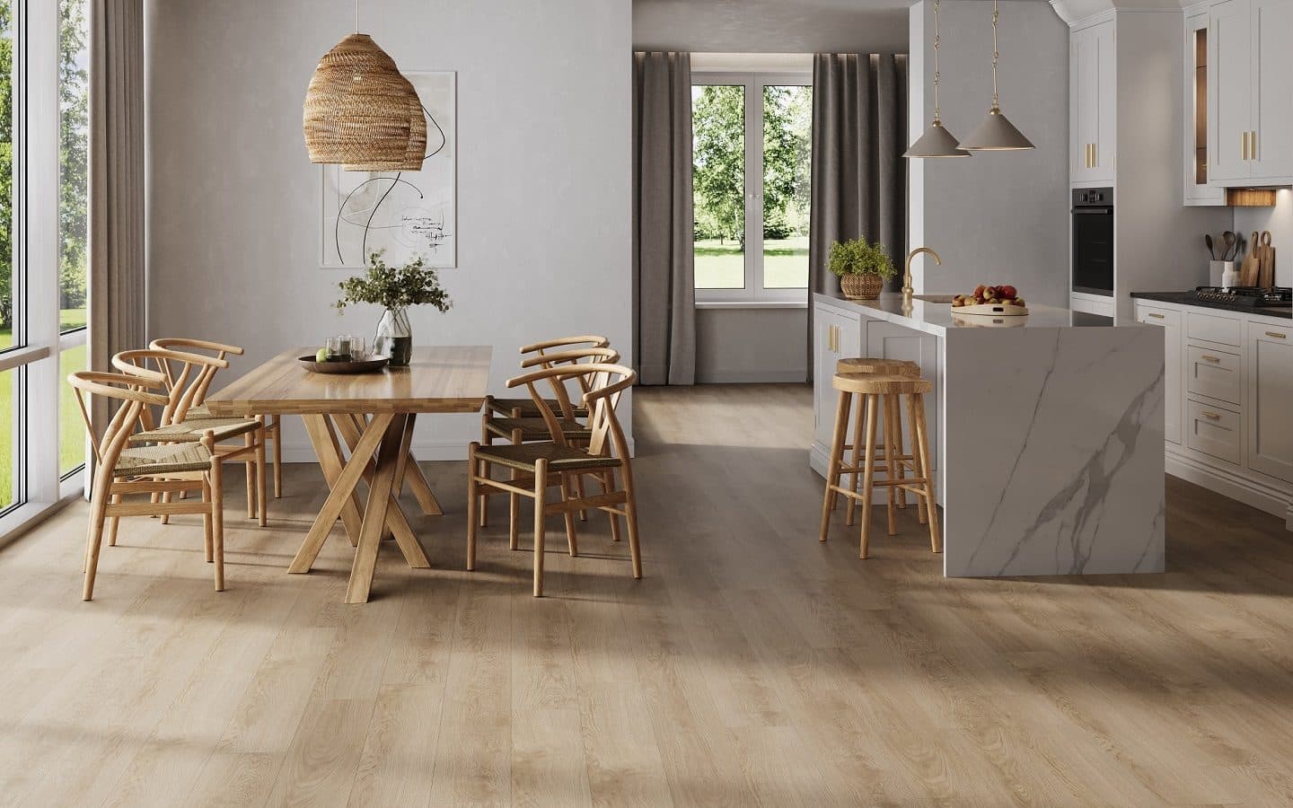 Forest Fusion LVT Flooring – Glue Down Plank 2mm, 12 Mil