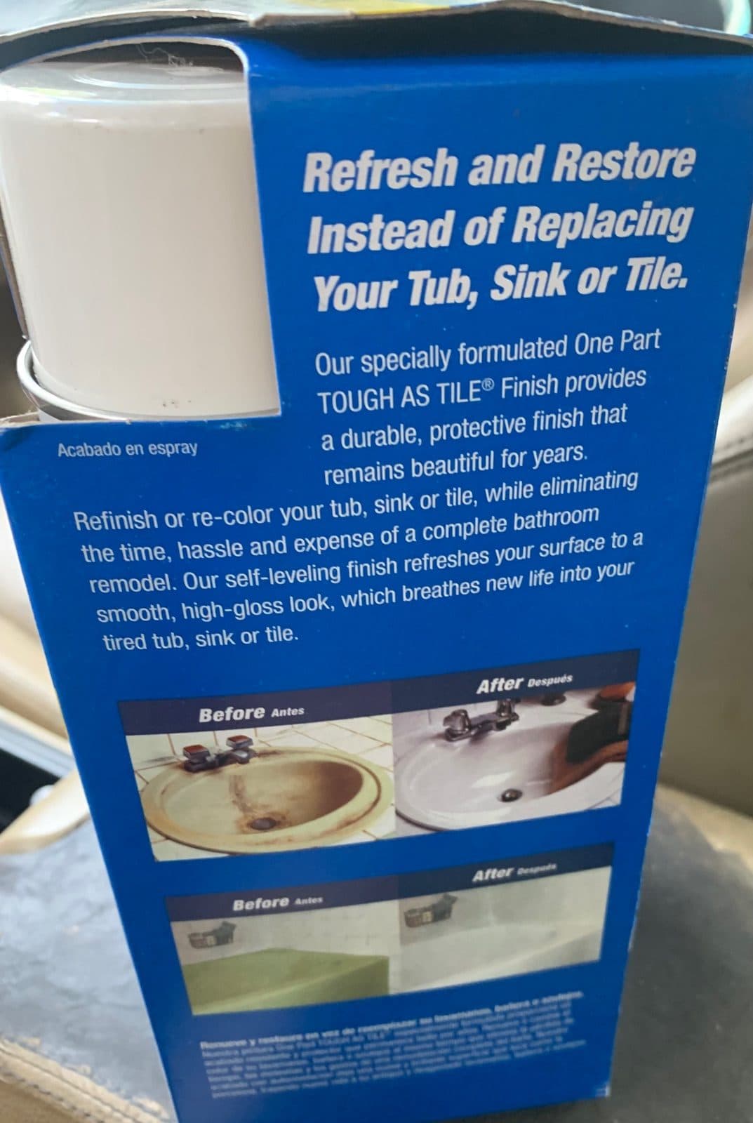Tough Tile, Tub and Sink refinishing kit 2