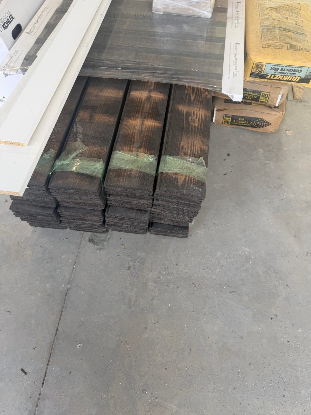 400 sq ft of brand new, extra Shou Sugi Ban siding 3