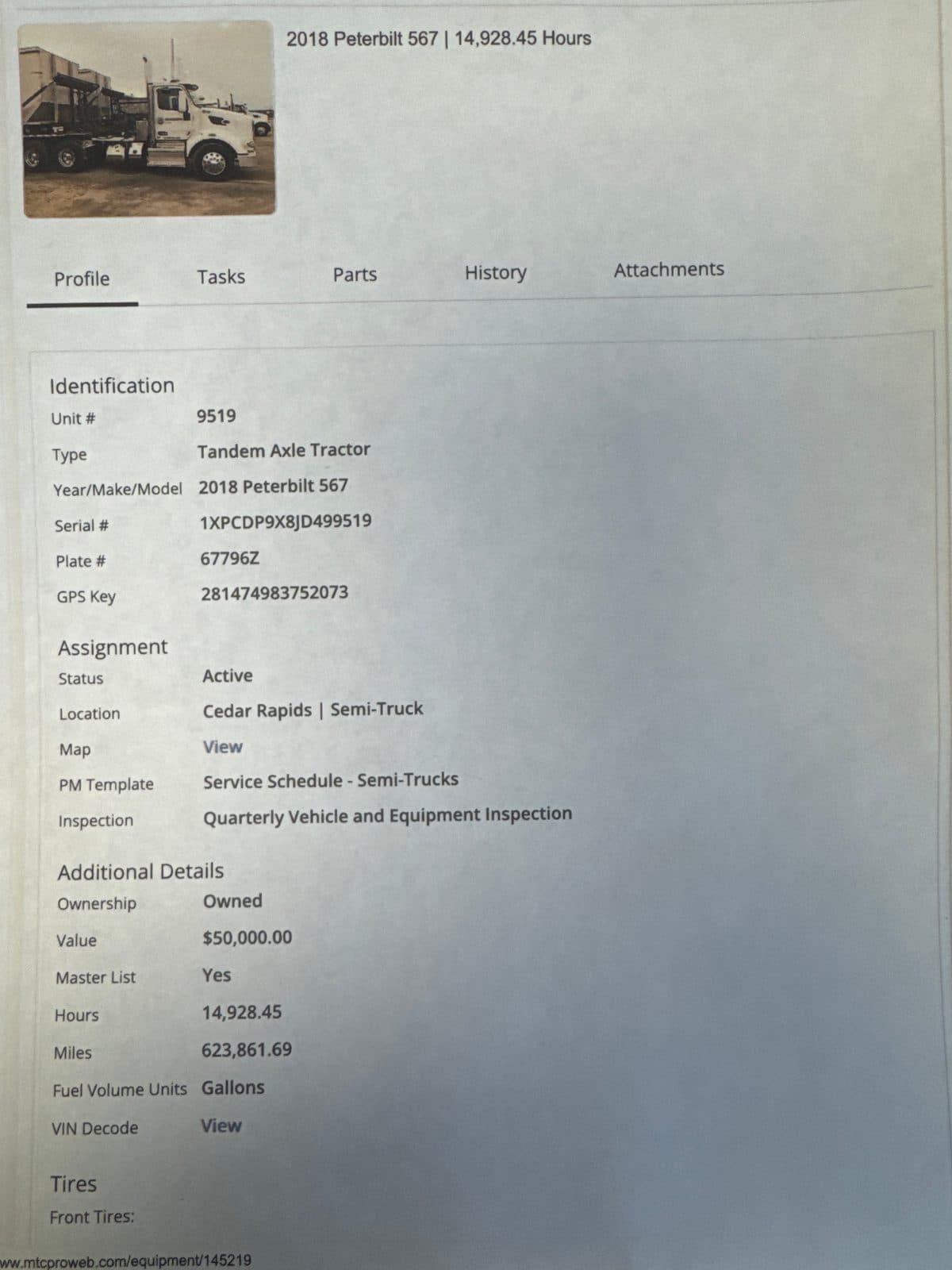 2018 Peterbilt 567
