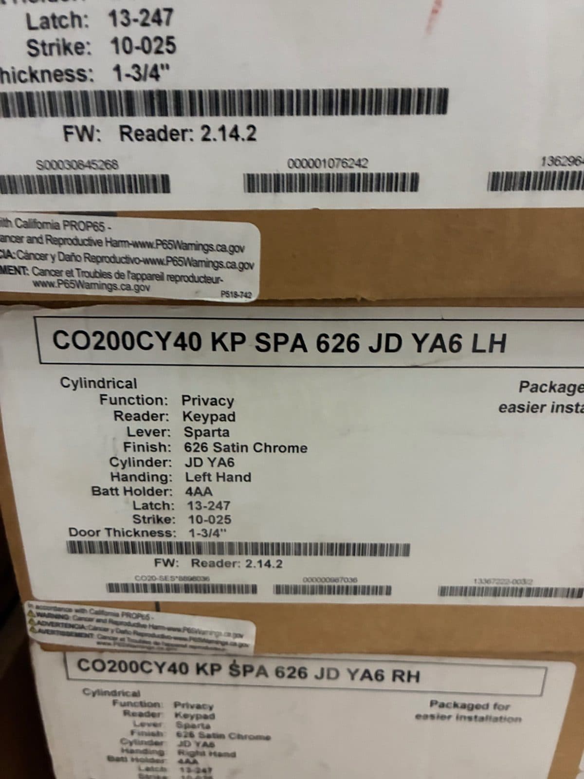 Schlage Commercial Keypad Lock CO200CY KP SPA 626 YA6 3