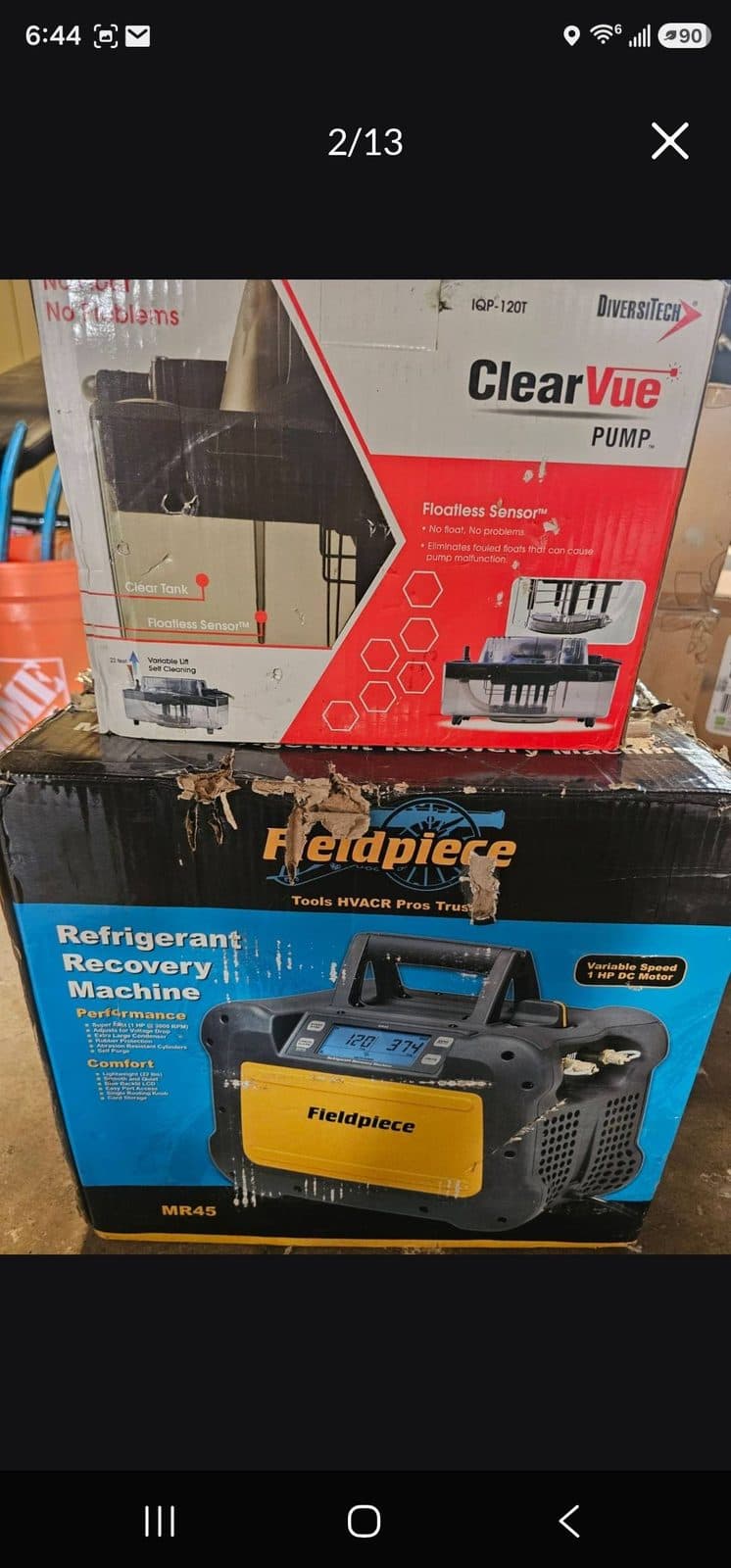 Hvac Fieldpiece MR45 Digital Recovery Machine 2