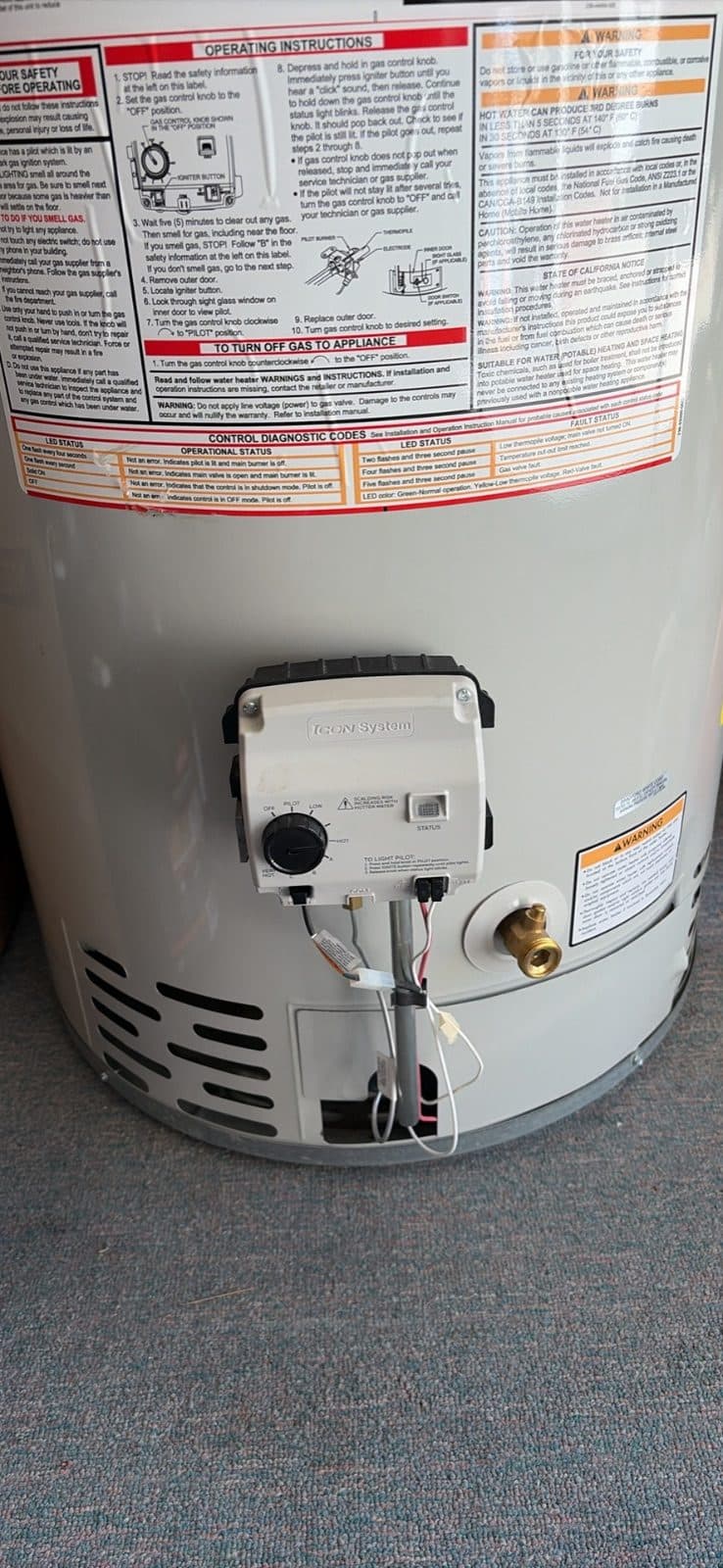 Hot water heater 4
