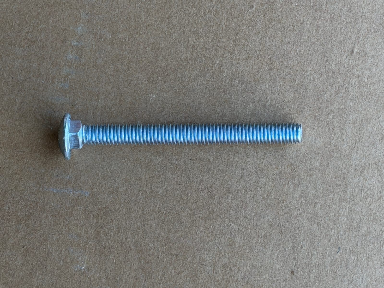 3/8"-16 x 4" Zinc Carriage Bolts