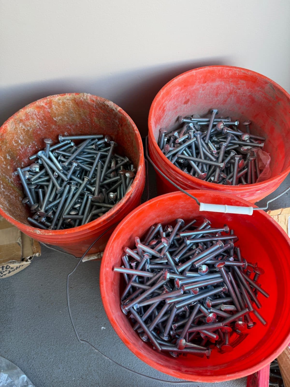 3/8"-16 x 4" Zinc Carriage Bolts 3