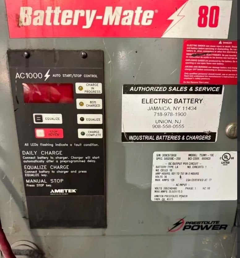 Pre-owned BatteryMate 80 AC1000 by AMETEK