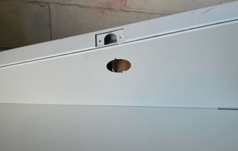 Fire Rated Hallow Metal Door with hinge and lock 3 ft by 7 ft 3