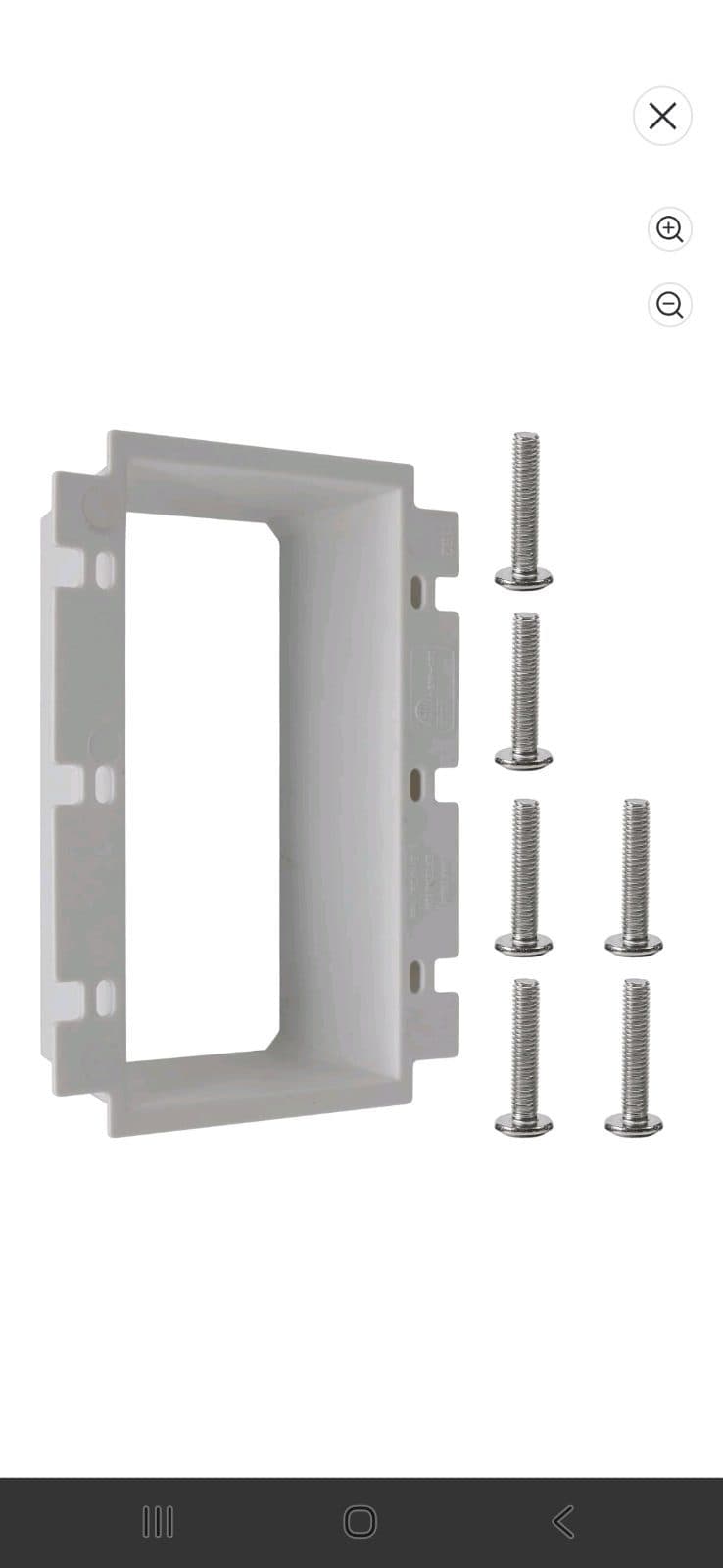 Arlington BE3 Outlet Box Extender, 3-Gang 3