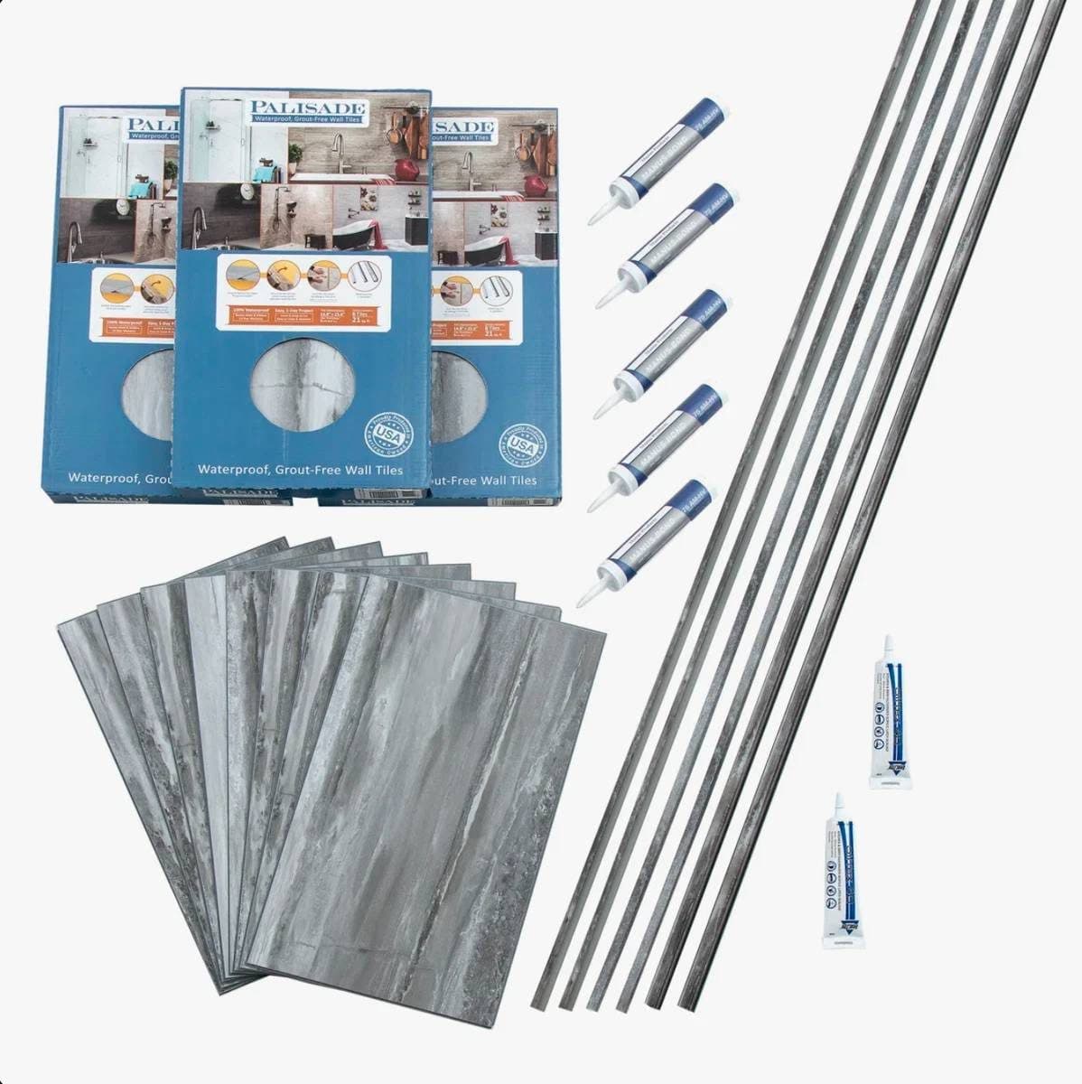 Palisade Tile Shower and Tub Surround Kit **NEW** . 4