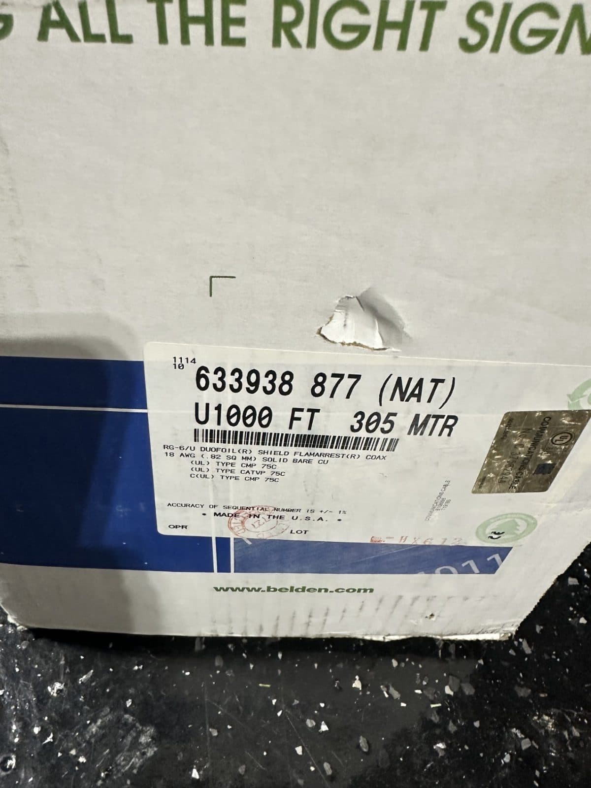 Belden Shield RG-6 Coax 2